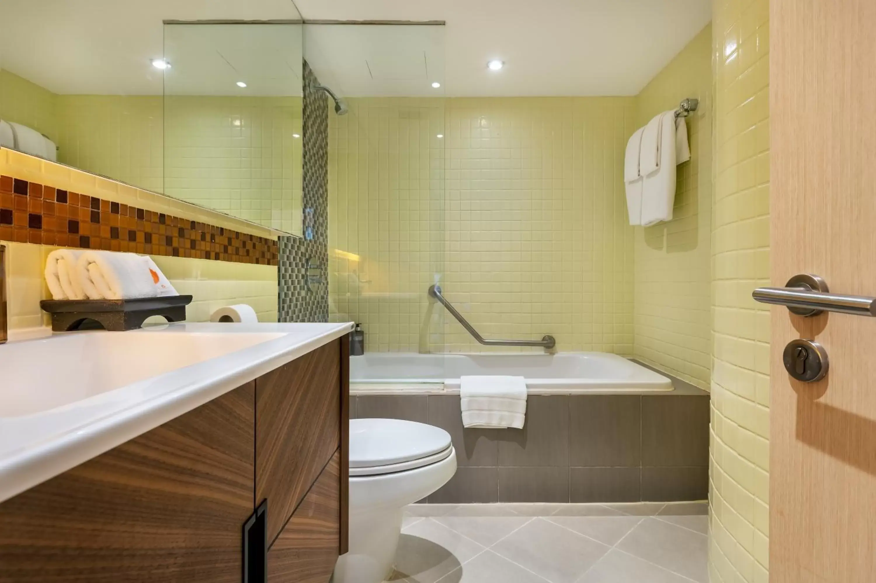 Bath, Bathroom in Bandara Suites Silom, Bangkok - SHA Extra Plus