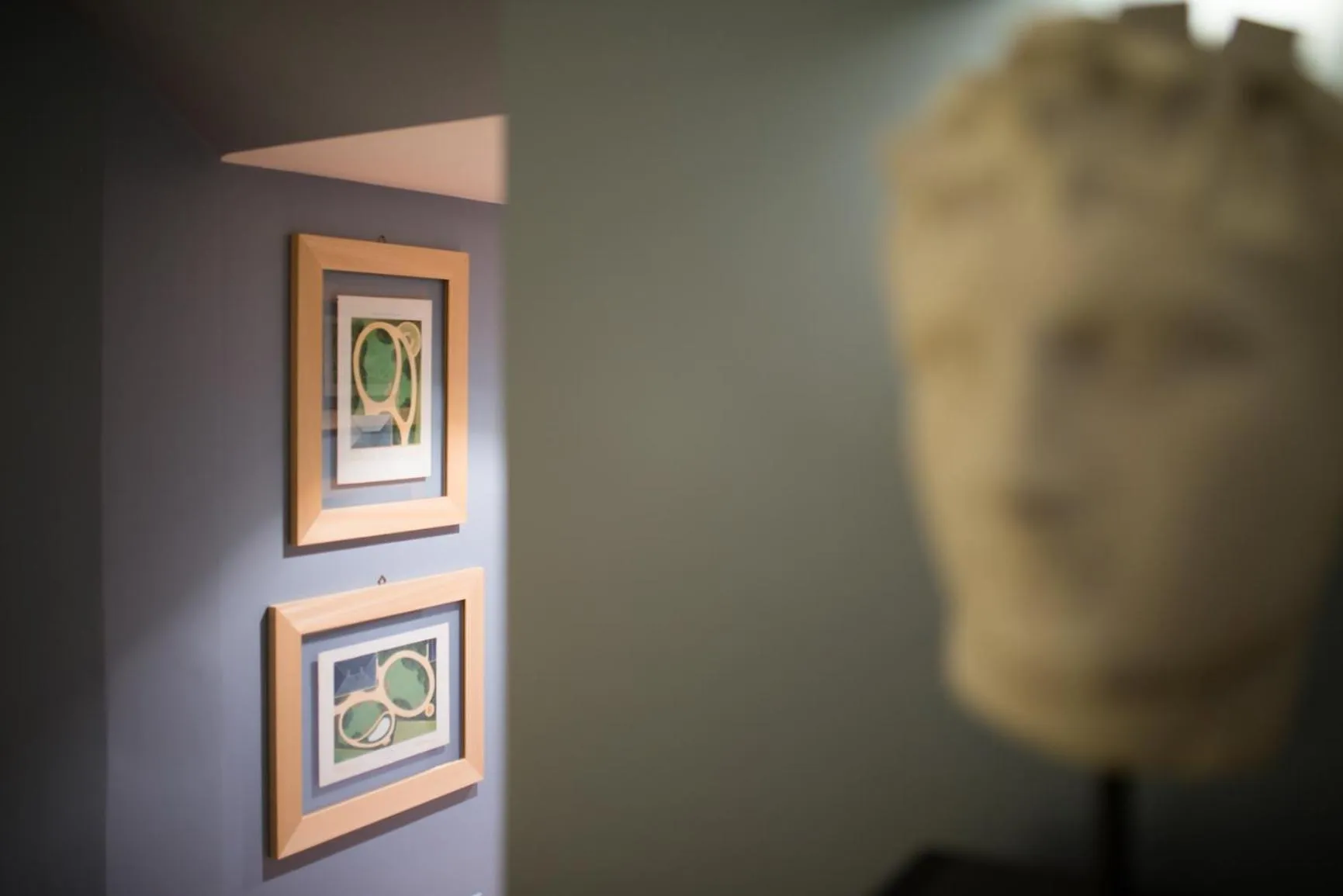 Decorative detail in Hotel Villa Linneo