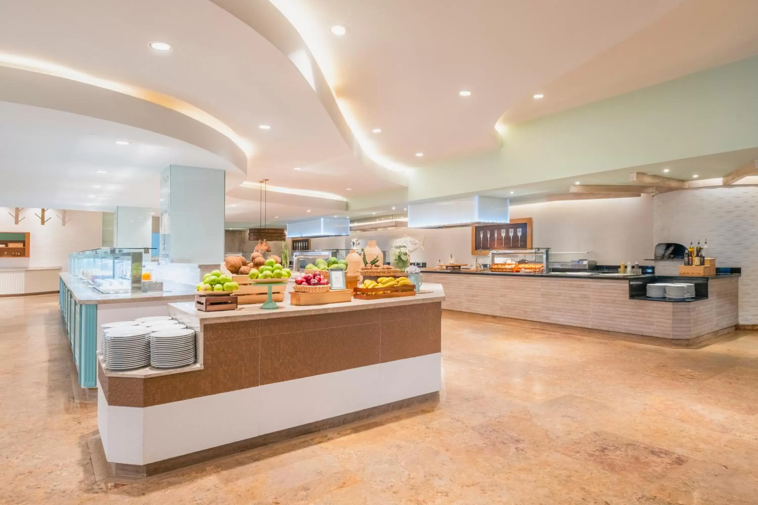 Buffet breakfast in Iberostar Waves Rose Hall Beach - All Inclusive Buffet breakfast in Iberostar Waves Rose Hall Beach - All Inclusive