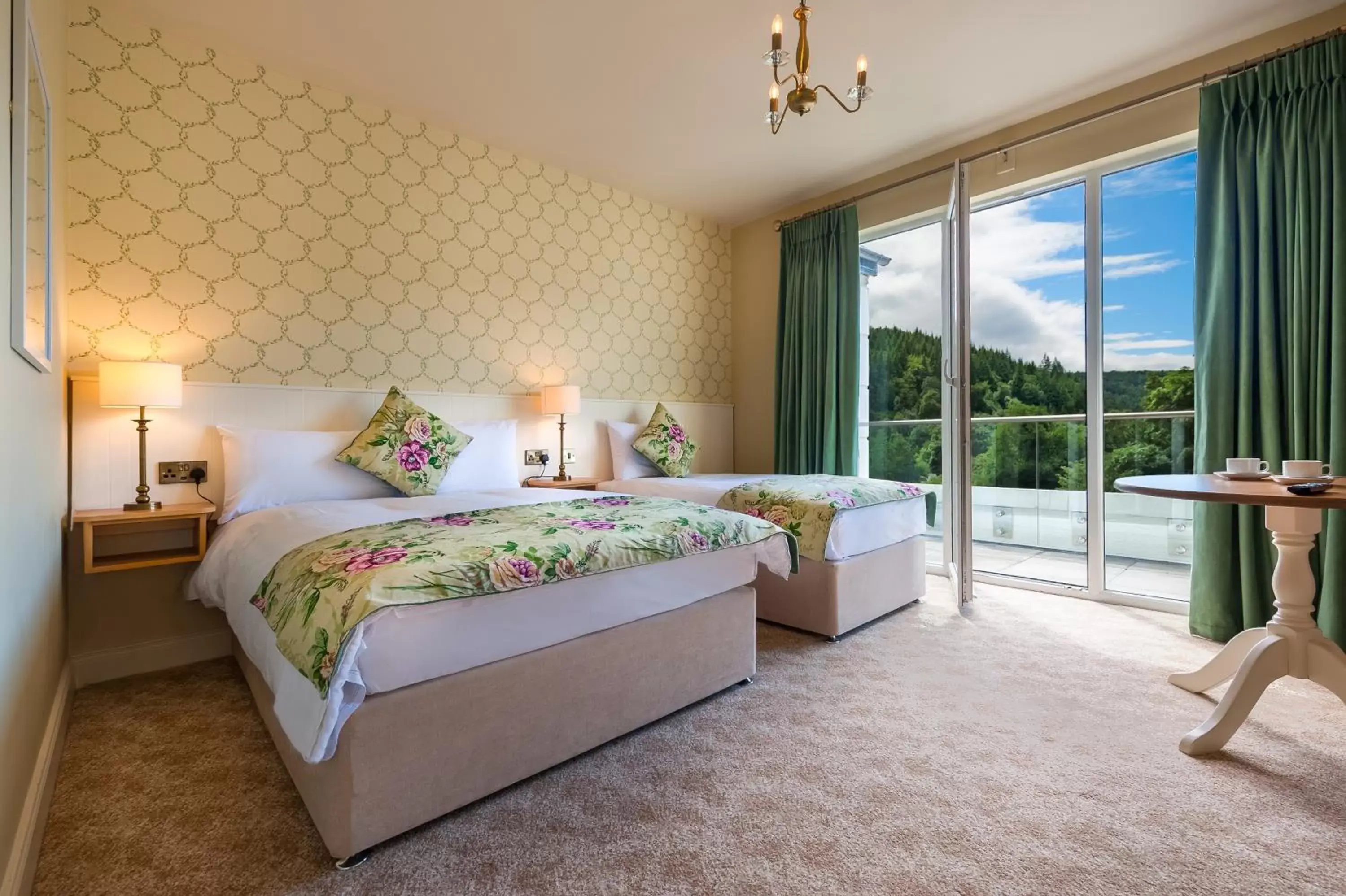 Deluxe Twin Room with Balcony in Woodenbridge Hotel