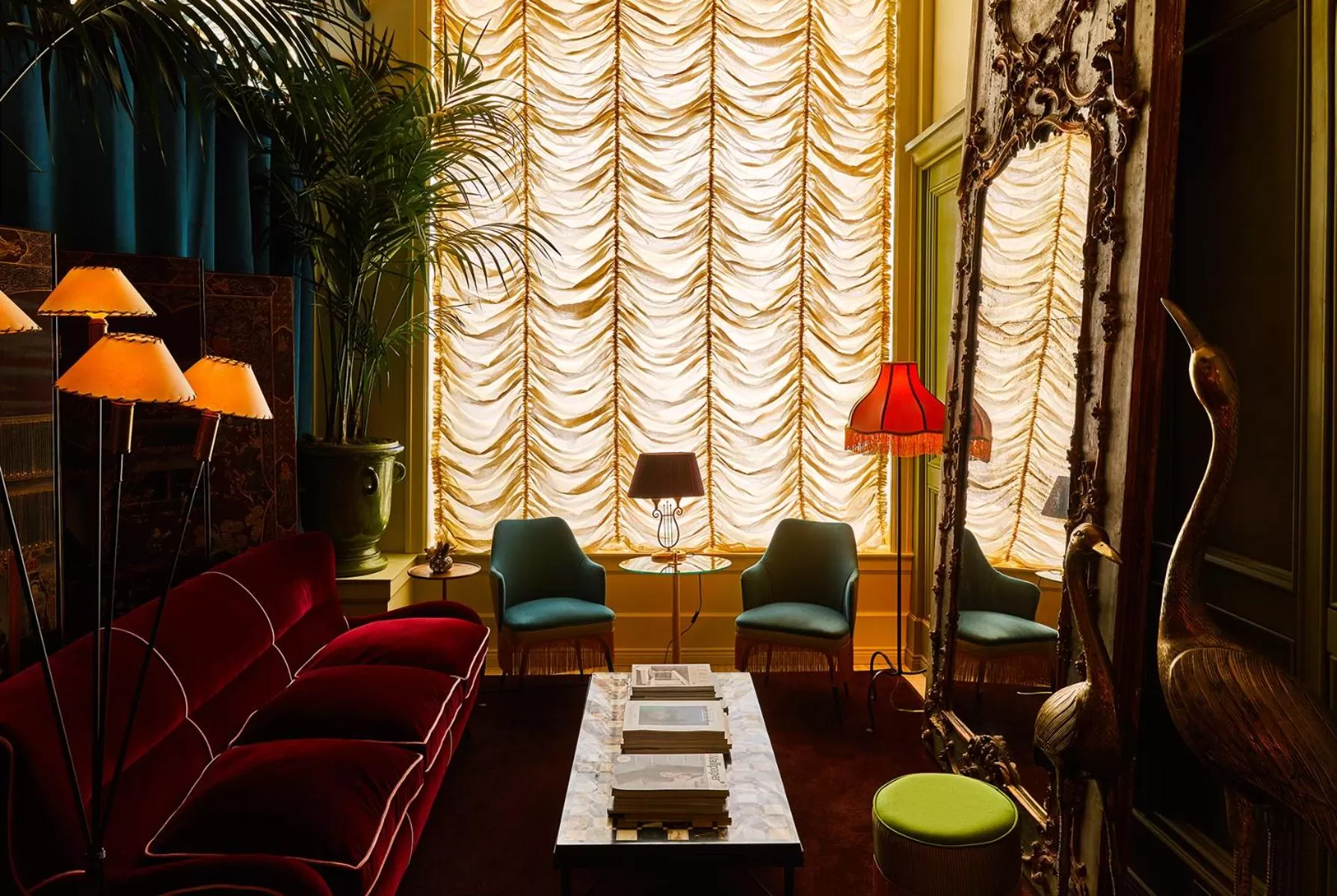 Lobby or reception in The Siren Hotel, an Ash Hotel