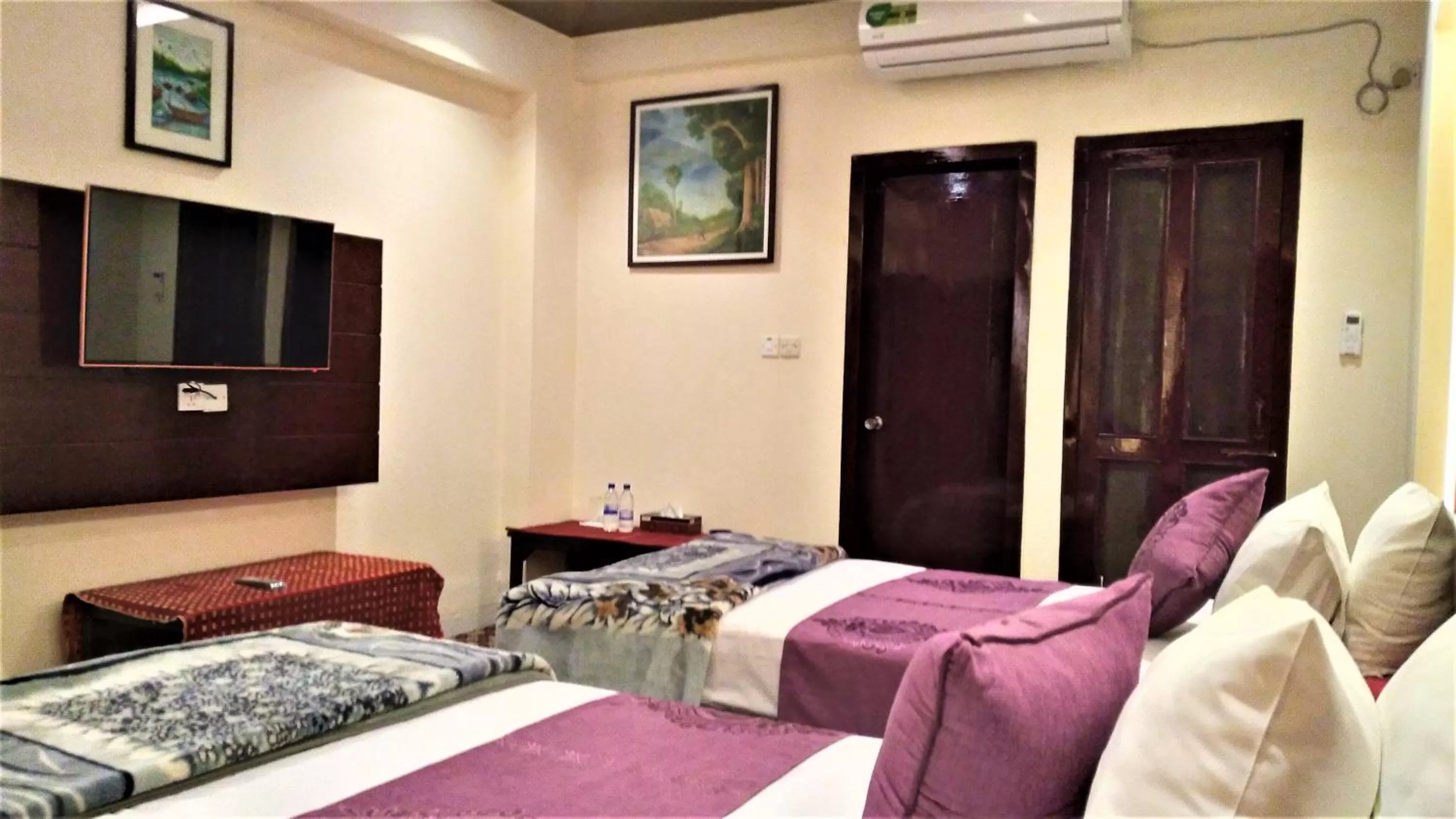 Bed in Center Point Apartment