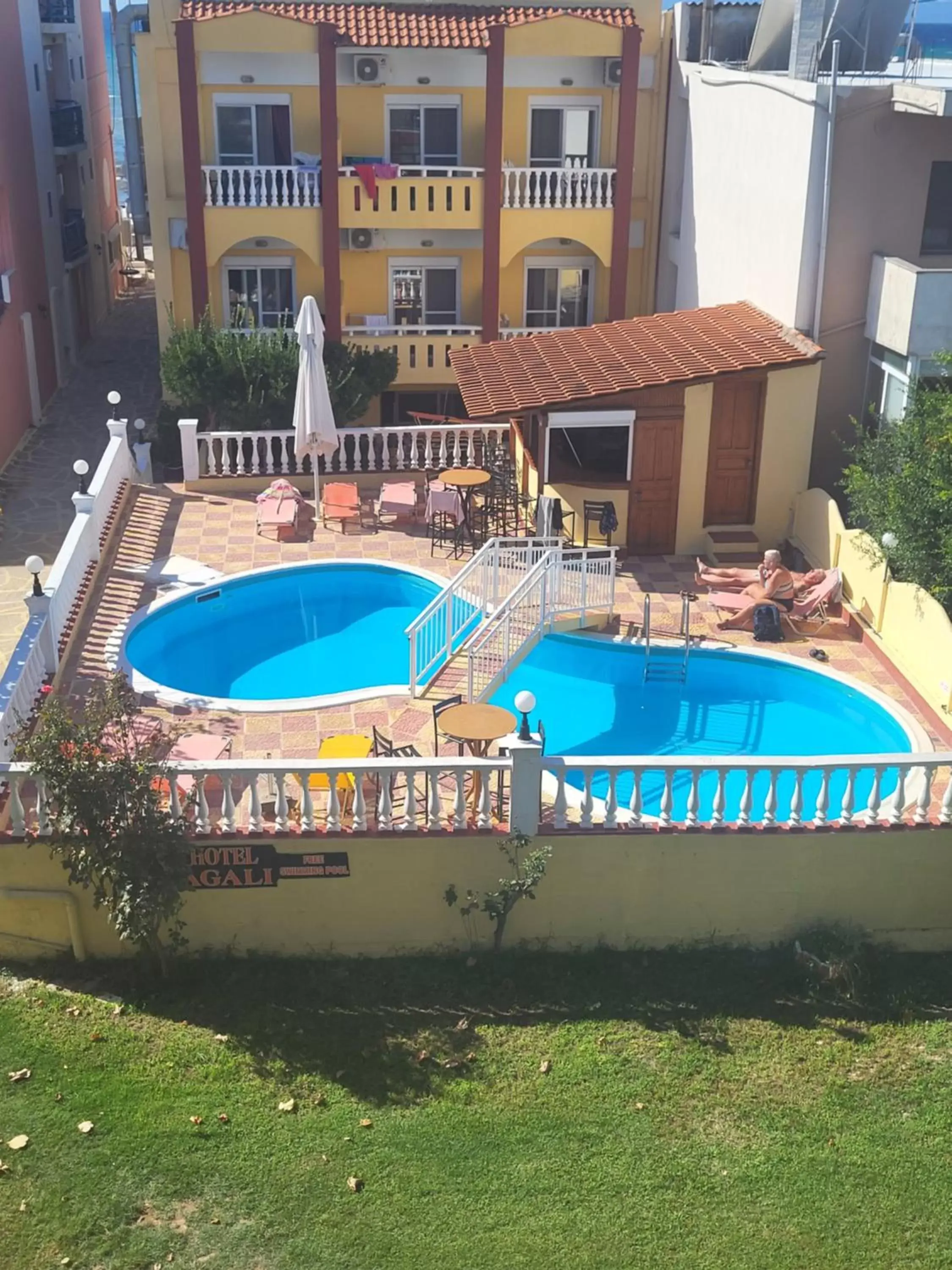 Pool View in Agali Hotel