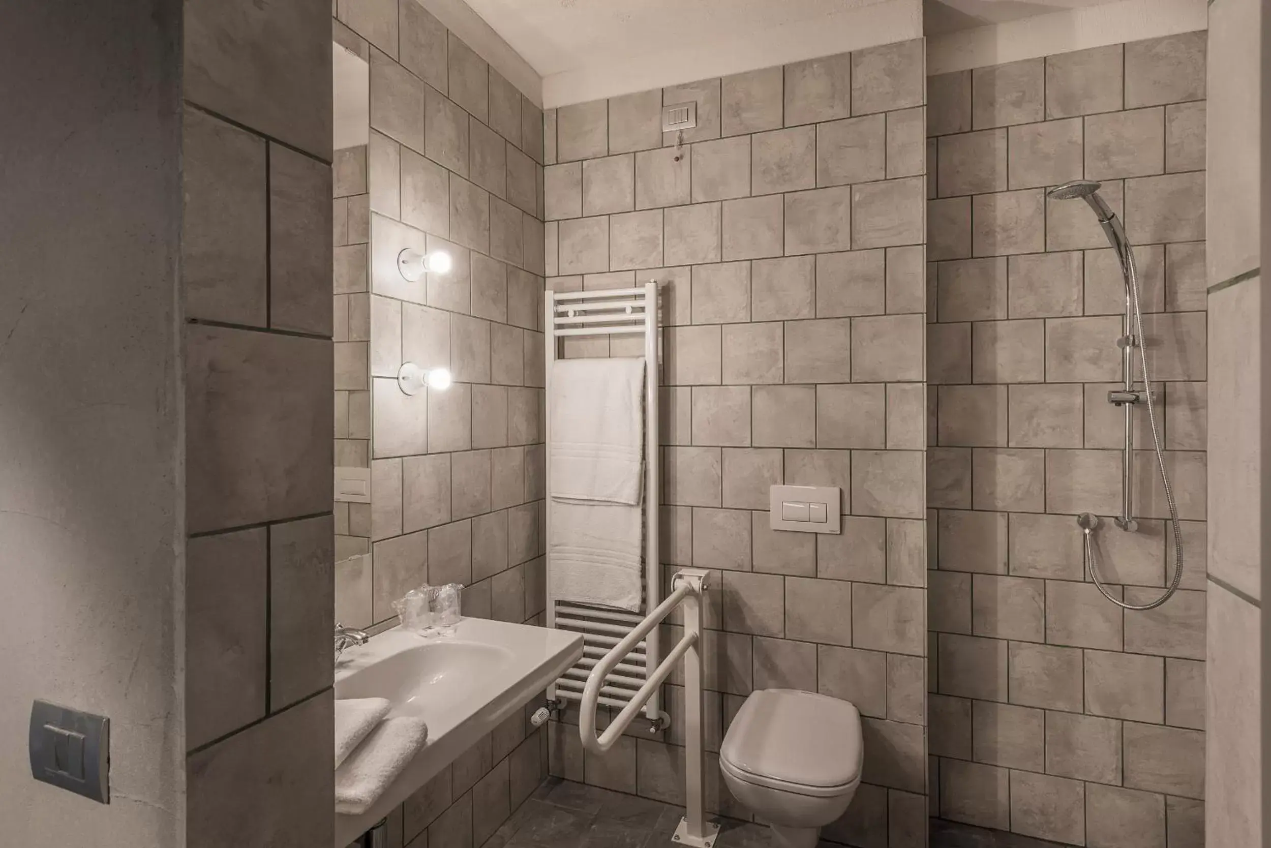 Toilet, Bathroom in Hotel San Daniele