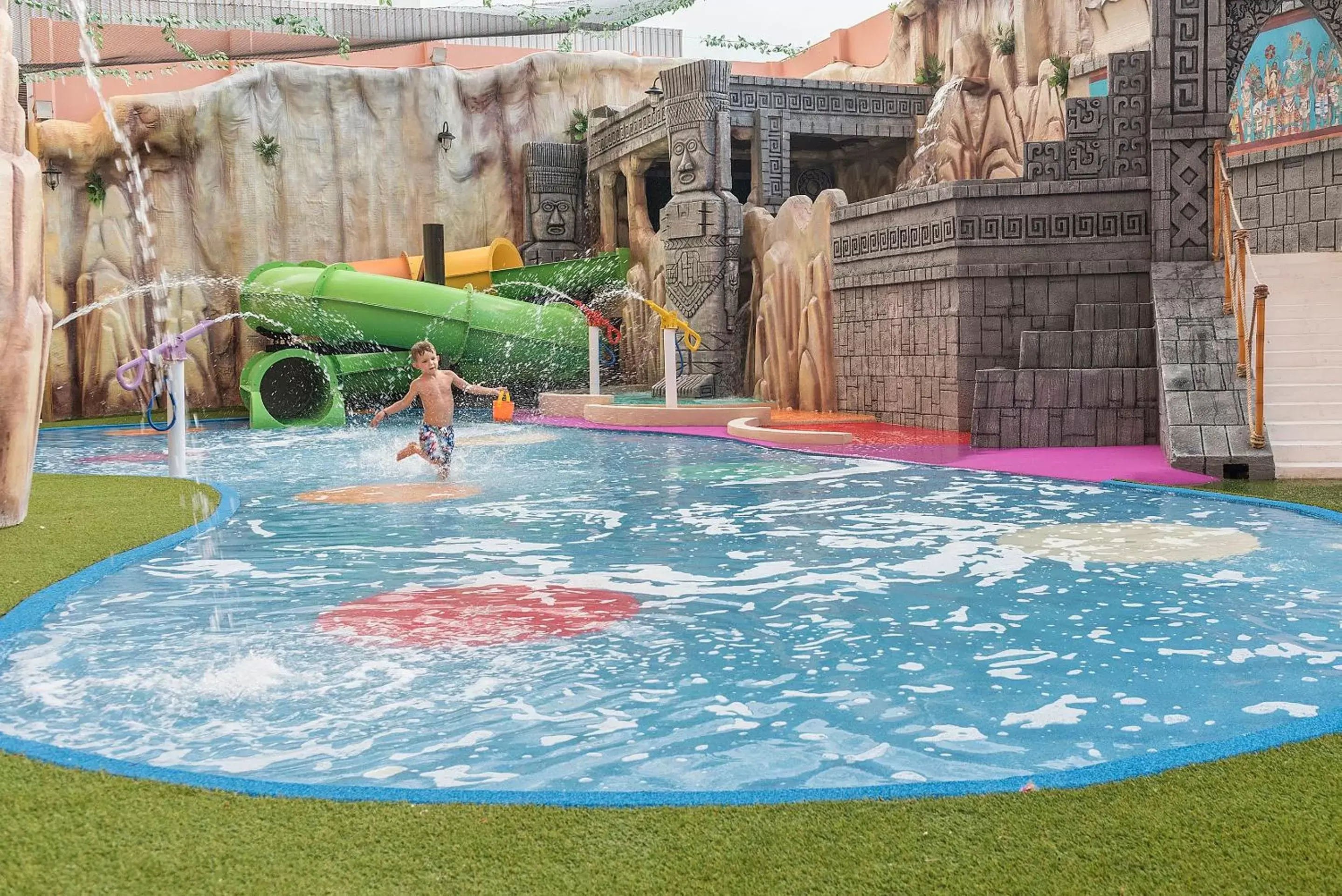 Children play ground, Water Park in Grand Fiesta Americana Coral Beach Cancun - All Inclusive