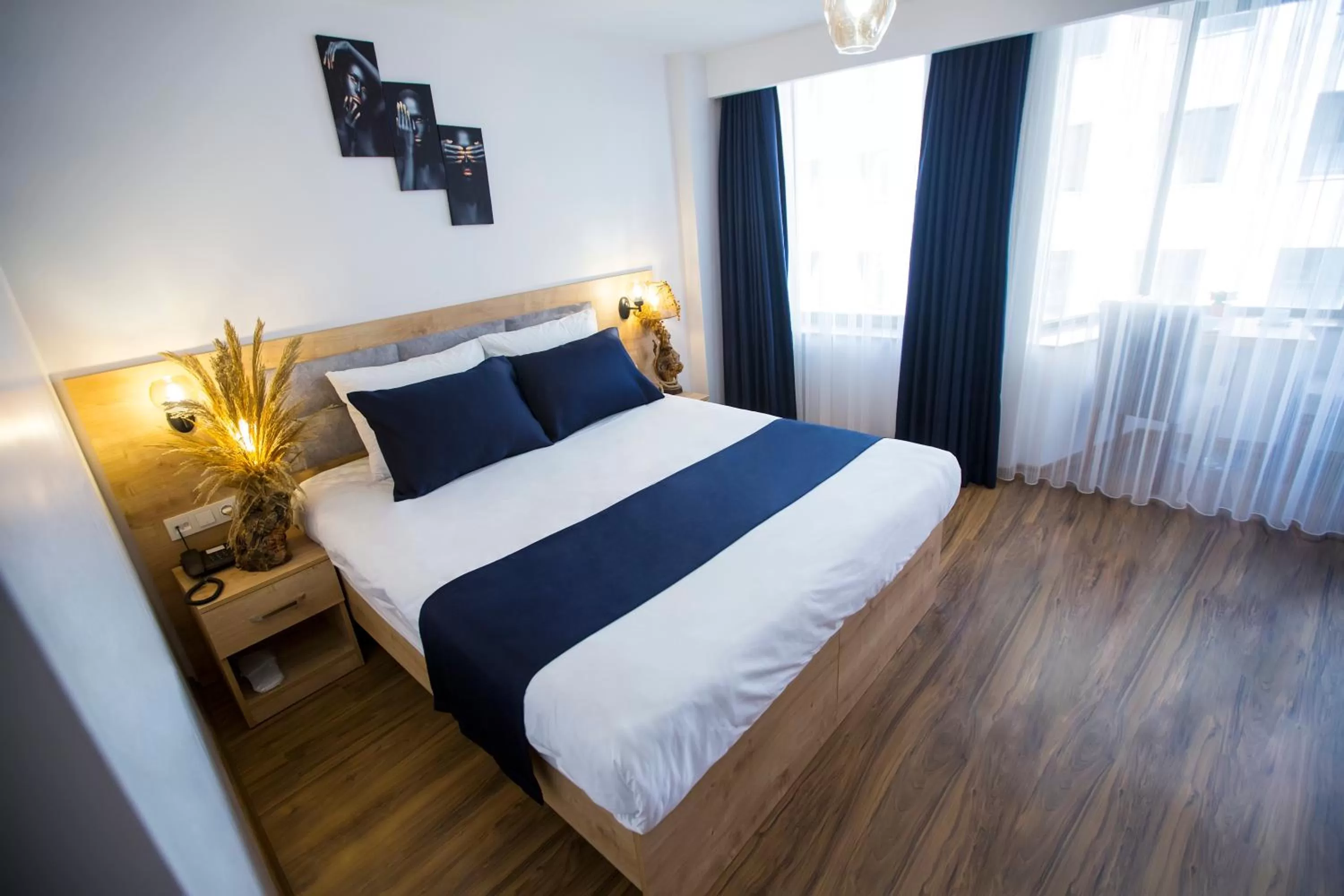 Bed in Golden Street Hotel