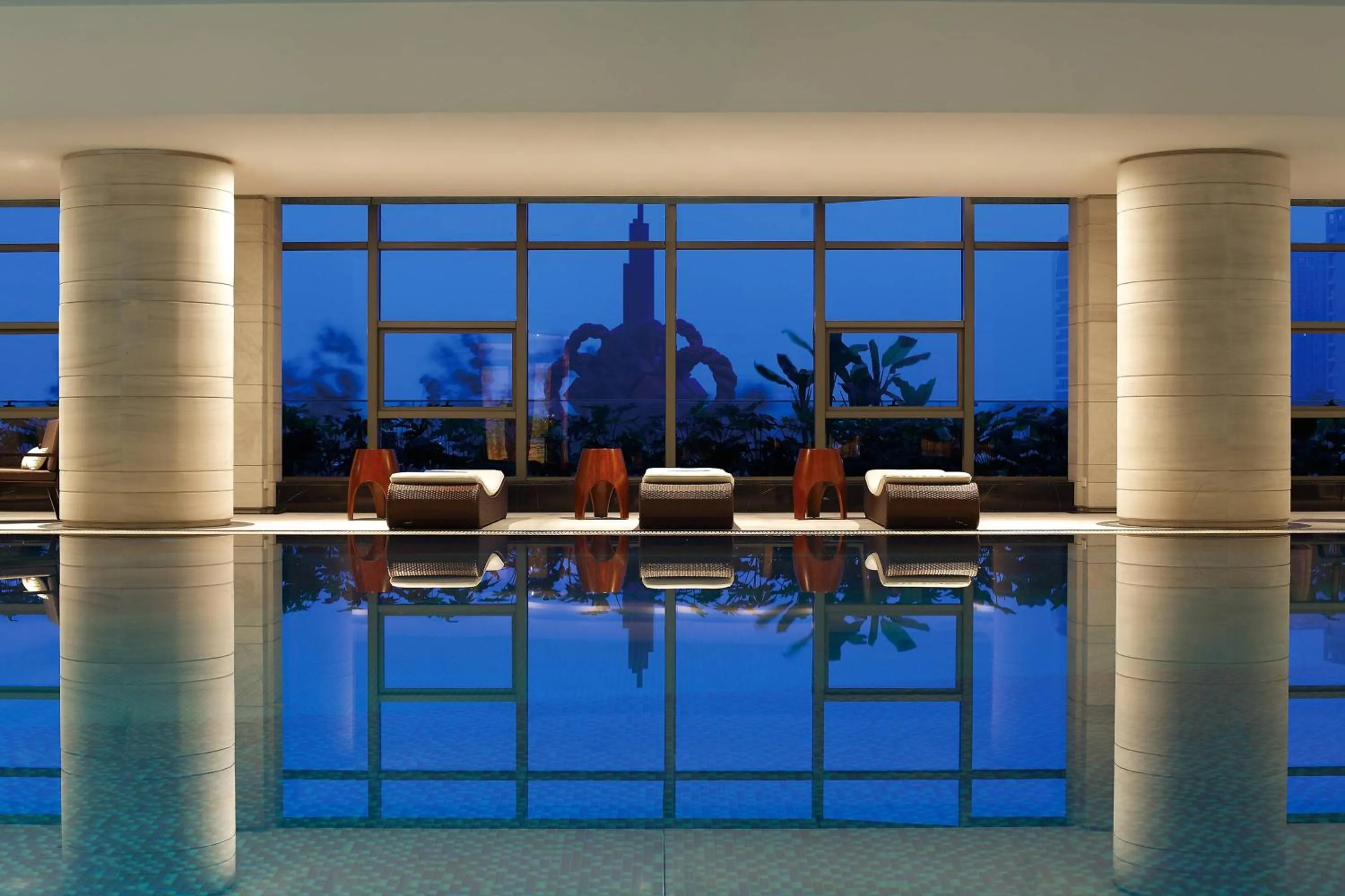 Swimming pool in Sheraton Hefei Xinzhan Hotel