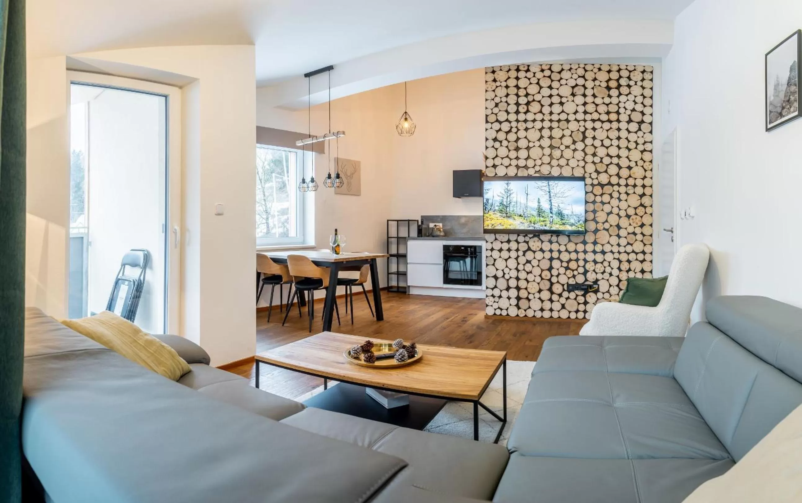 Living room, Seating Area in Resort Vrchlabí