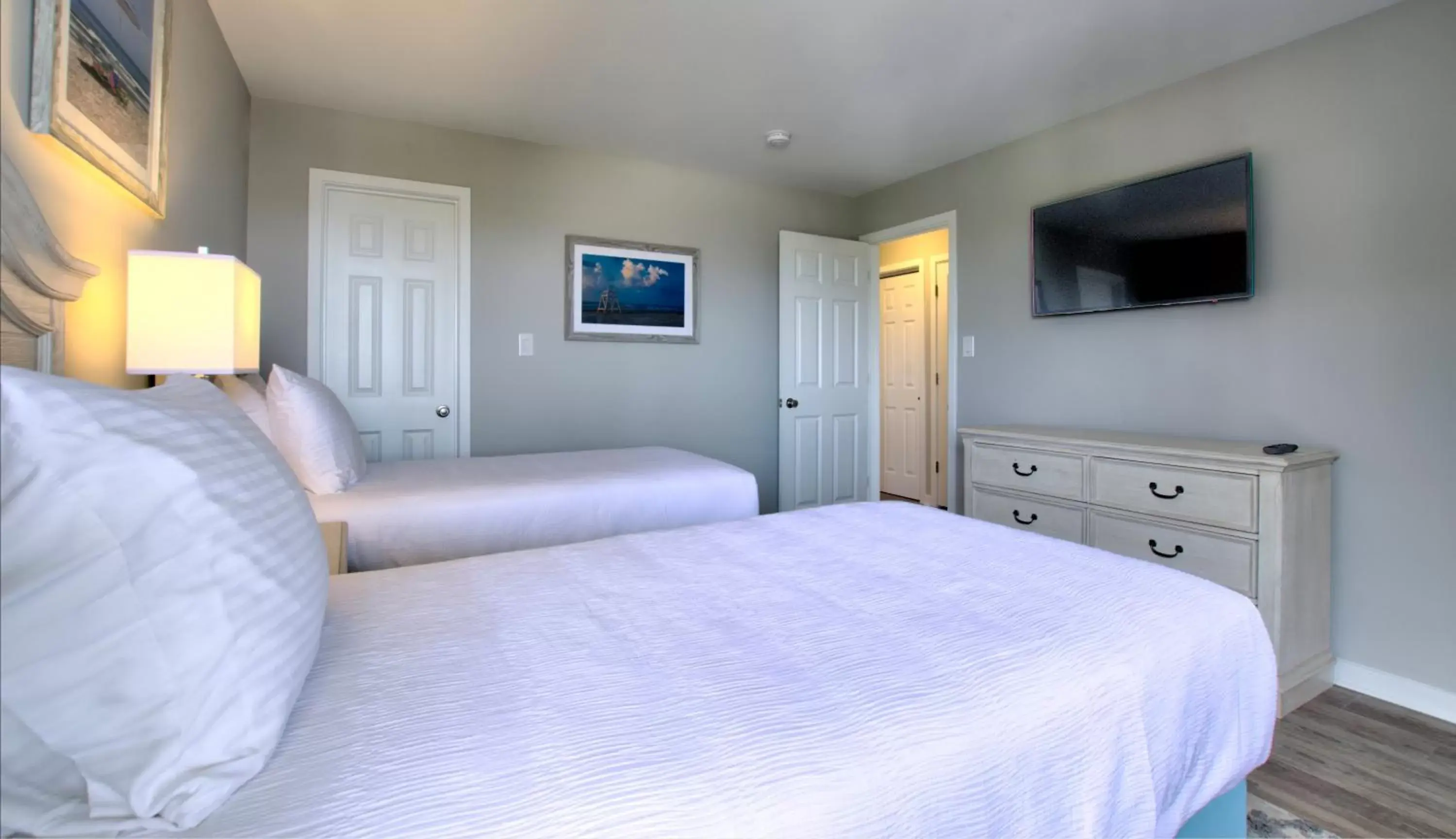 Bedroom, Bed in Atlantic Beach Resort, a Ramada by Wyndham