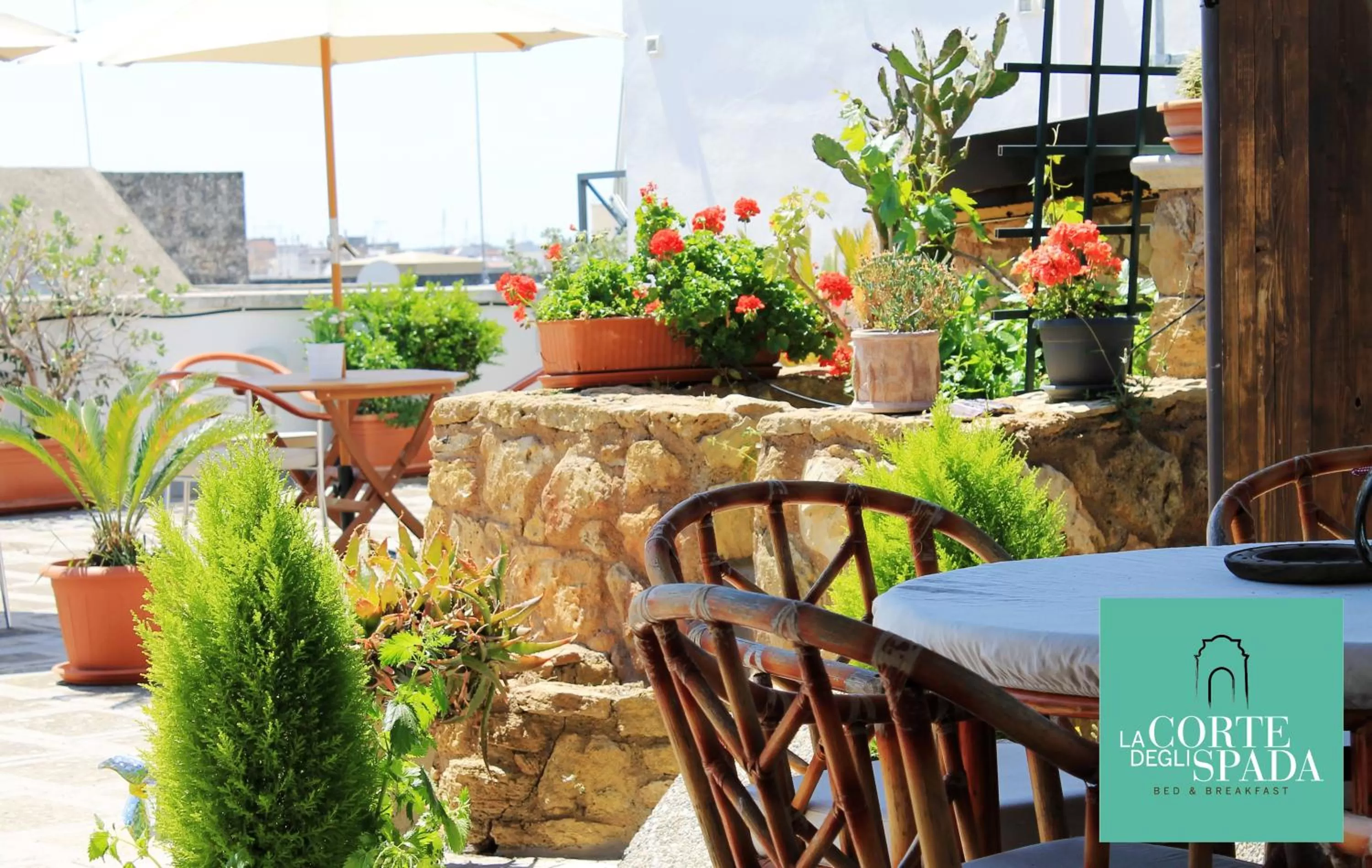 Garden view in La Corte degli Spada - Borgo Antico del Salento