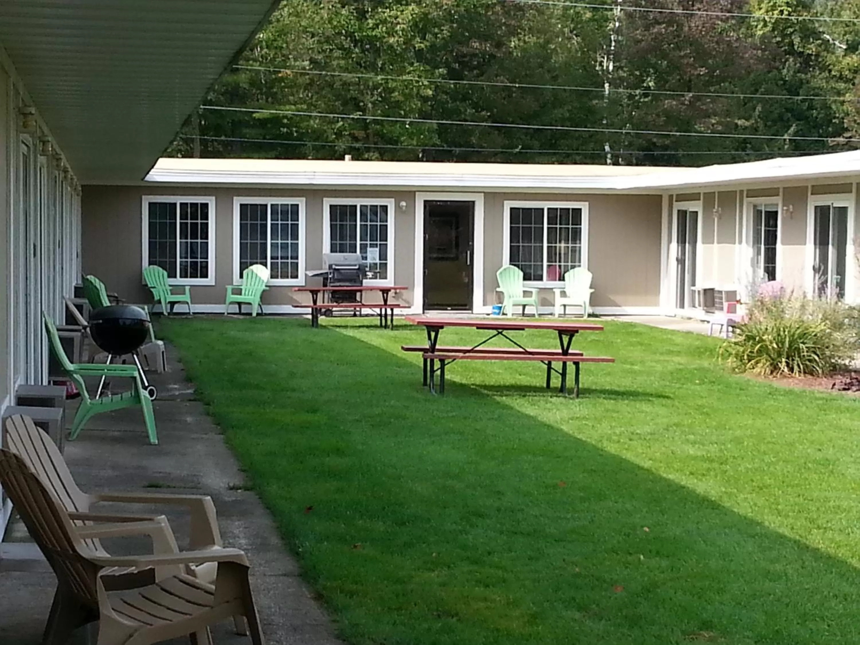 Patio in Beach Harbor Resort