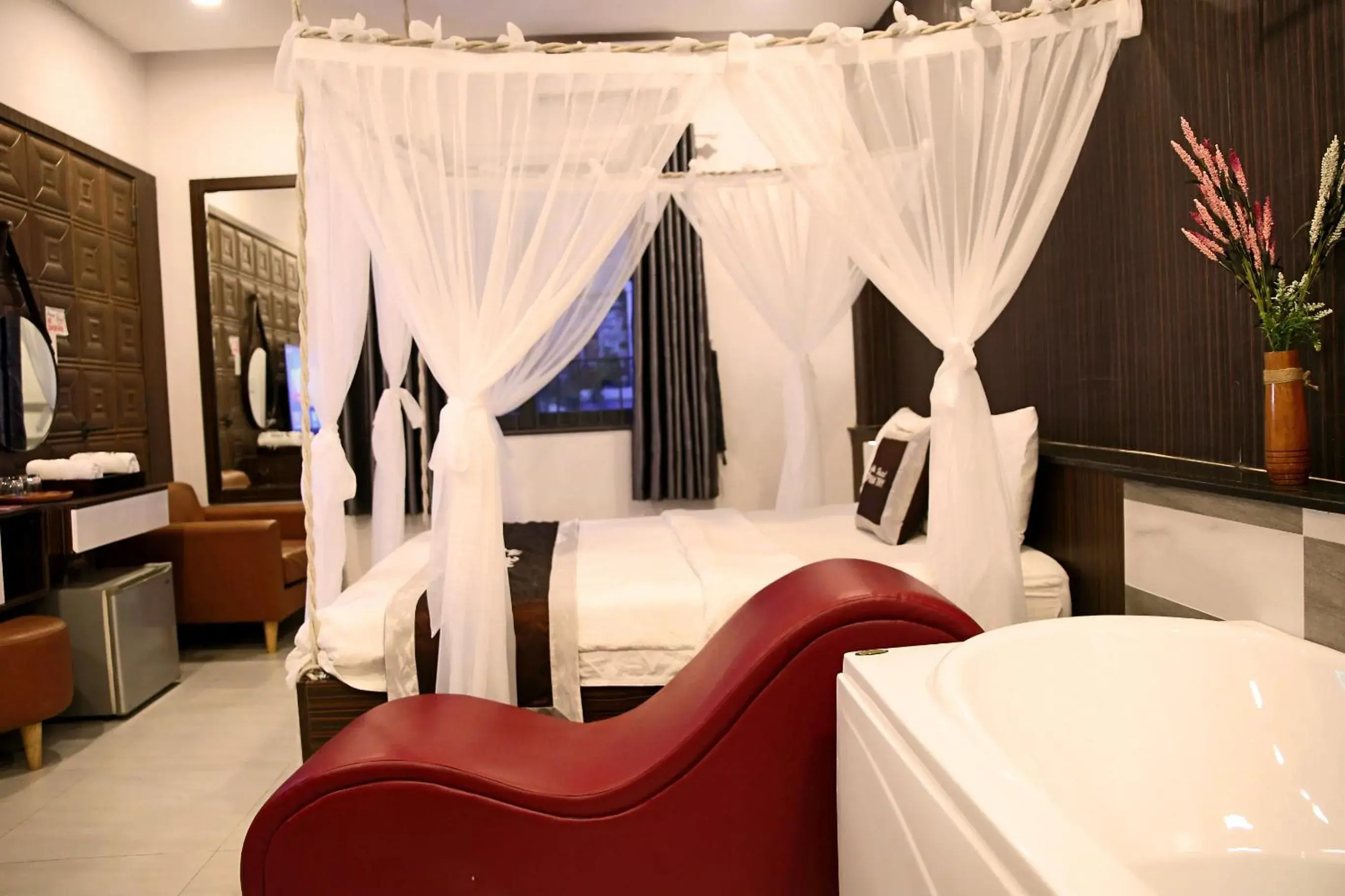 Bed in Kha Thy Hotel