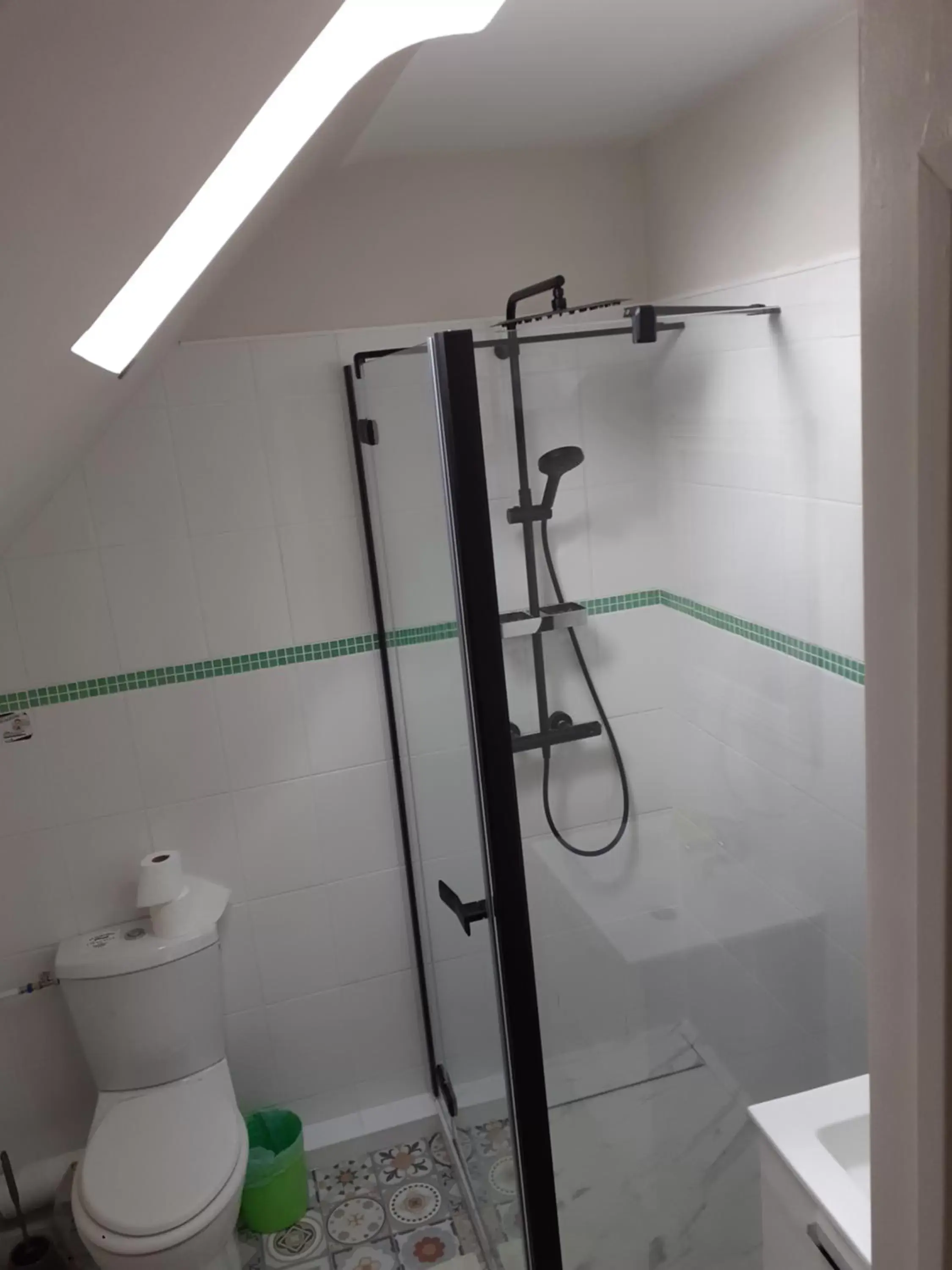 Shower, Bathroom in Les Gites de Kerdurod
