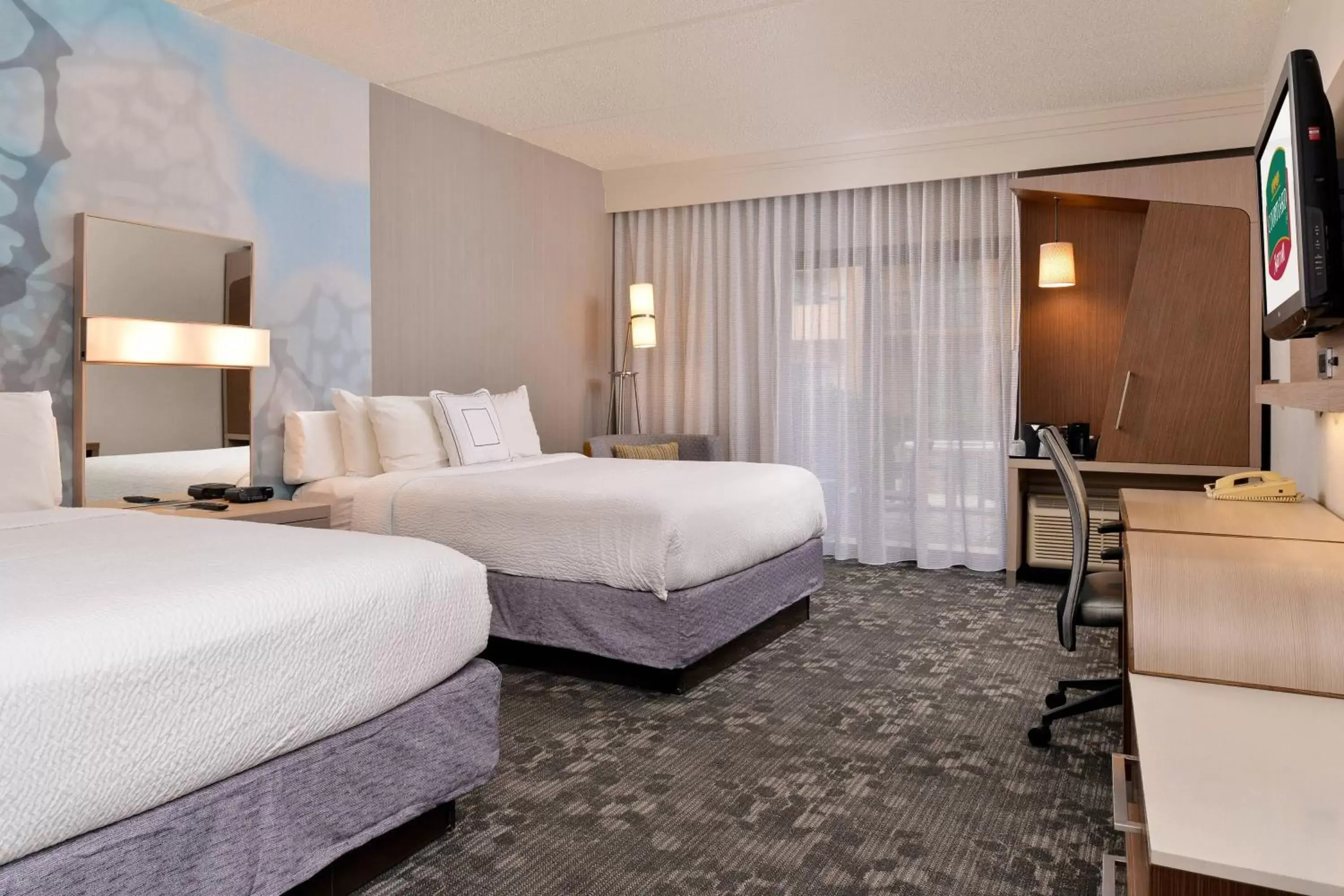 Photo of the whole room, Bed in Courtyard by Marriott Dallas Northwest