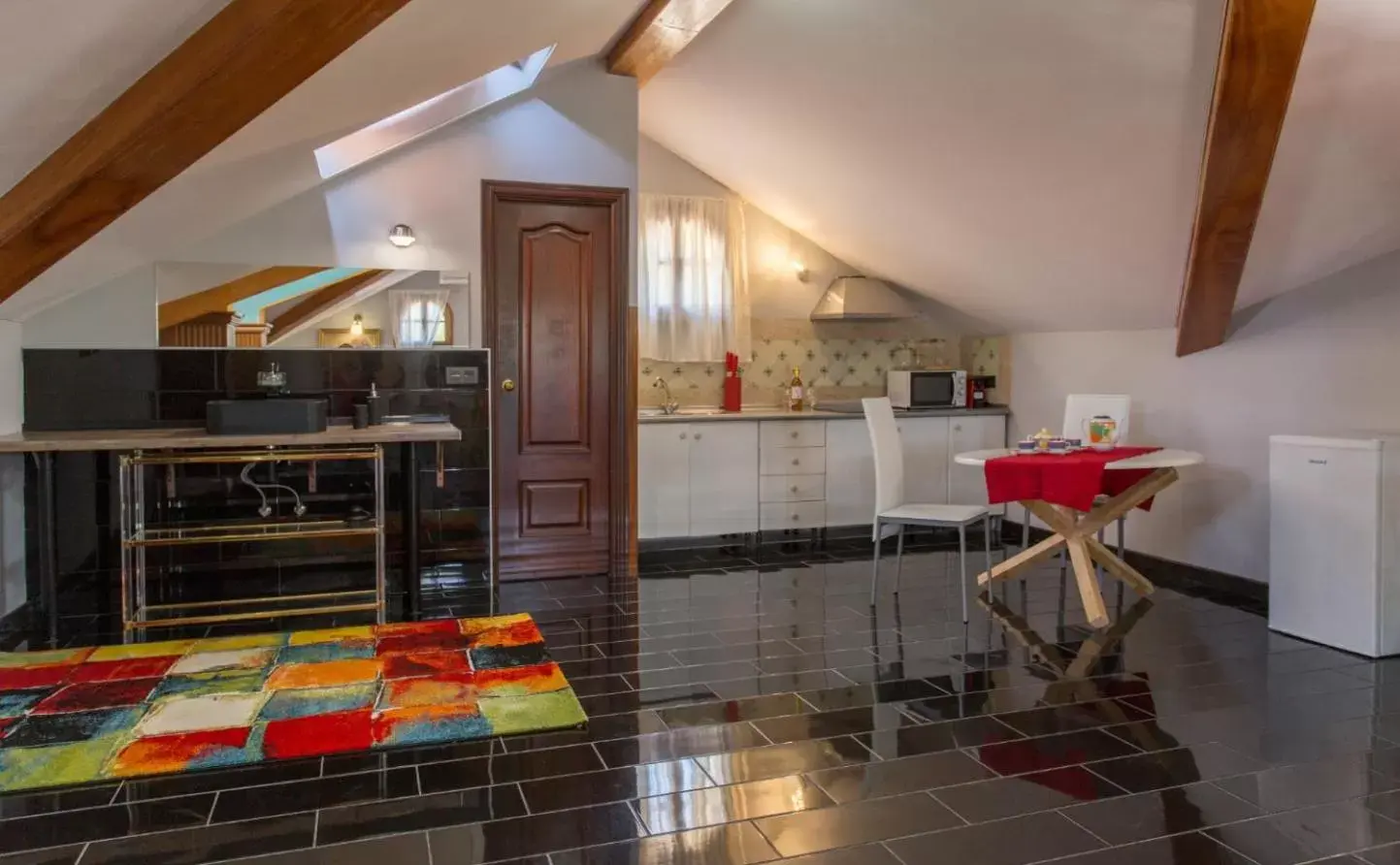 Kitchen/Kitchenette in Apartamentos Gaudi Style