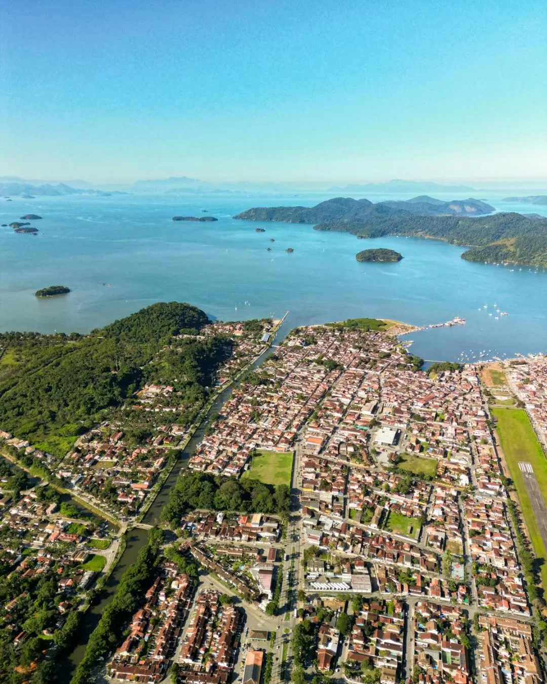 Bird's eye view in Pousada Eclipse Paraty