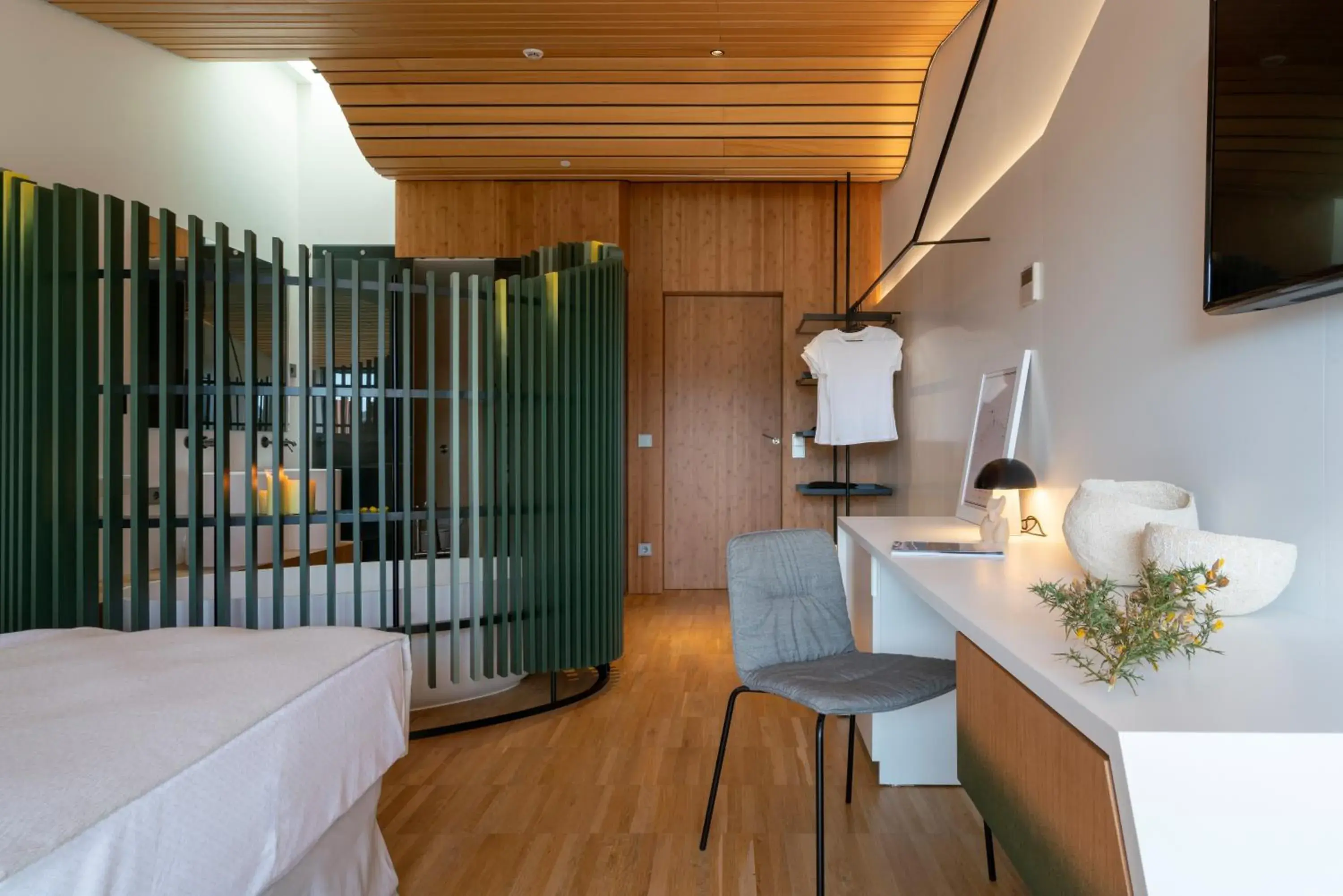 Bed in Parador Costa da Morte Bed in Parador Costa da Morte