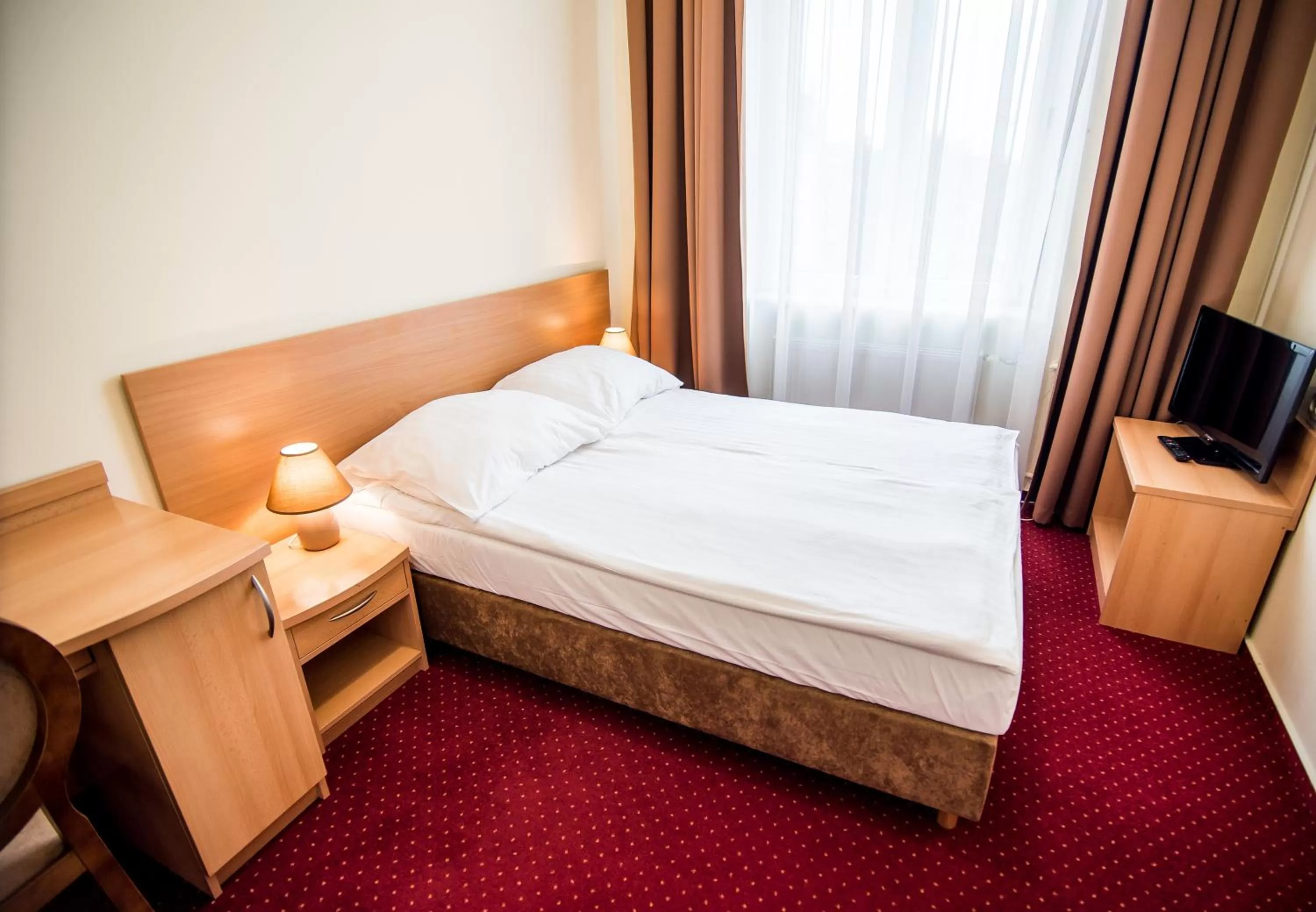 Bed in Hotel Piast