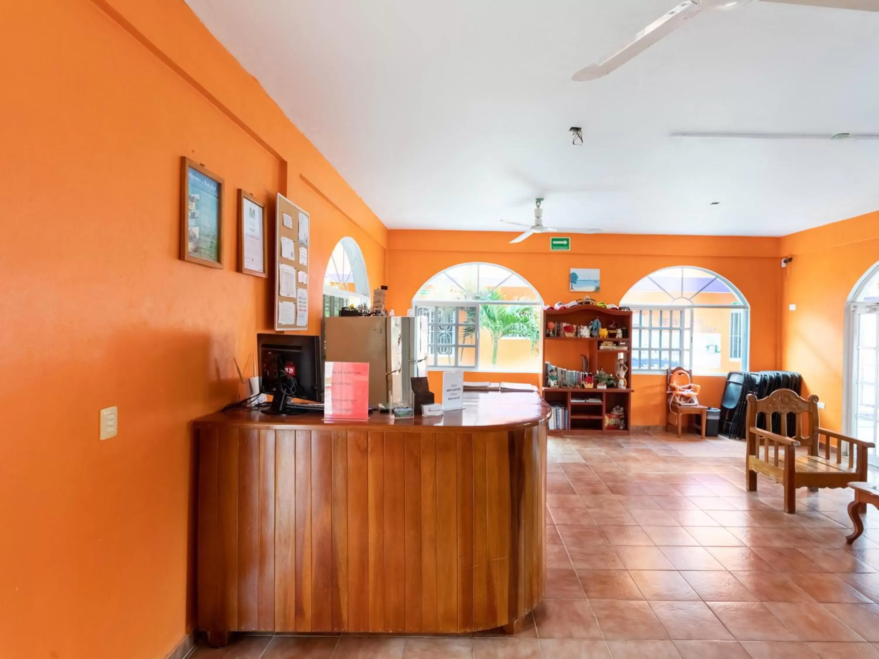 Lobby or reception in Hotel Hacienda Bacalar