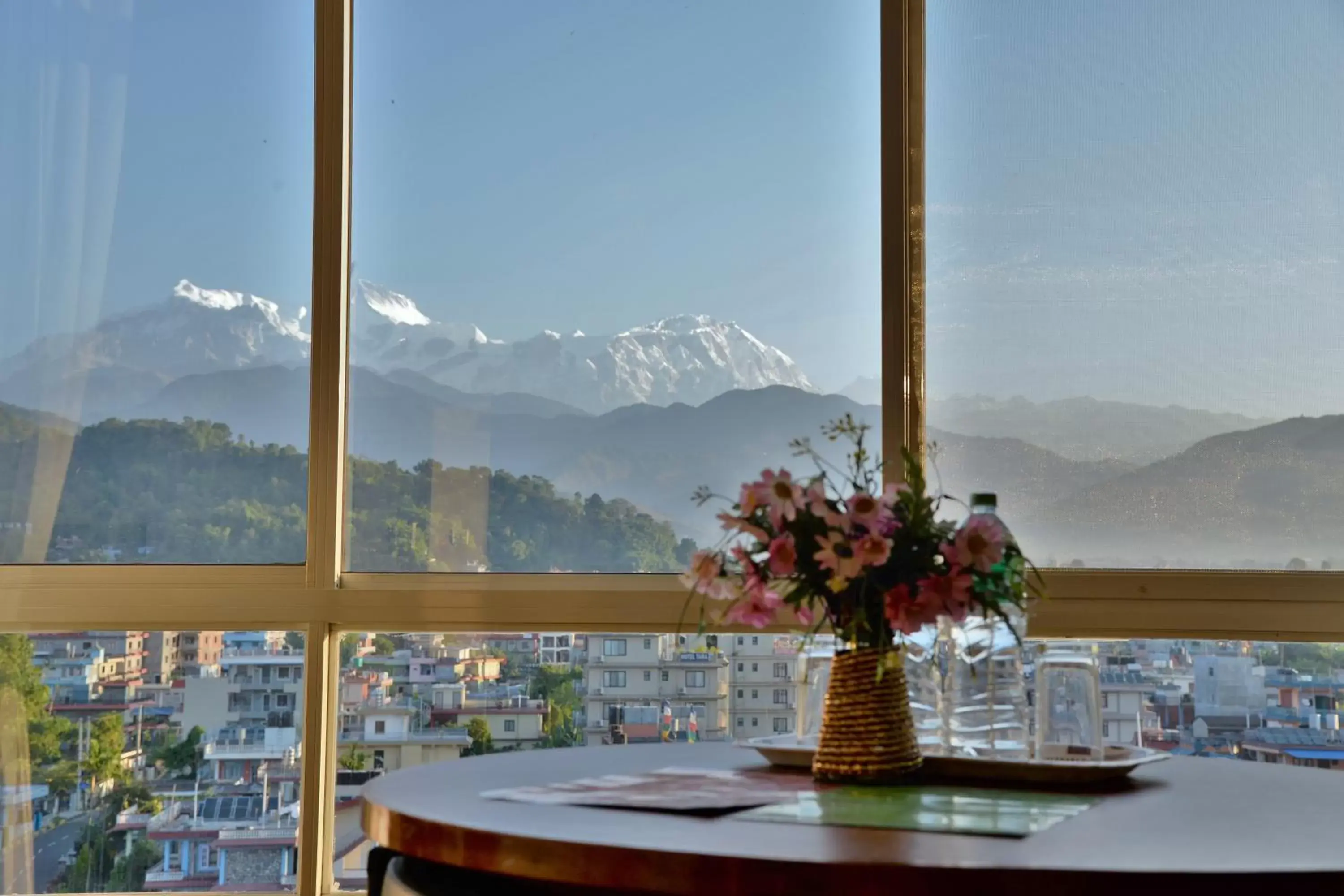 Mountain view, Balcony/Terrace in Hotel City Inn - Mountain View