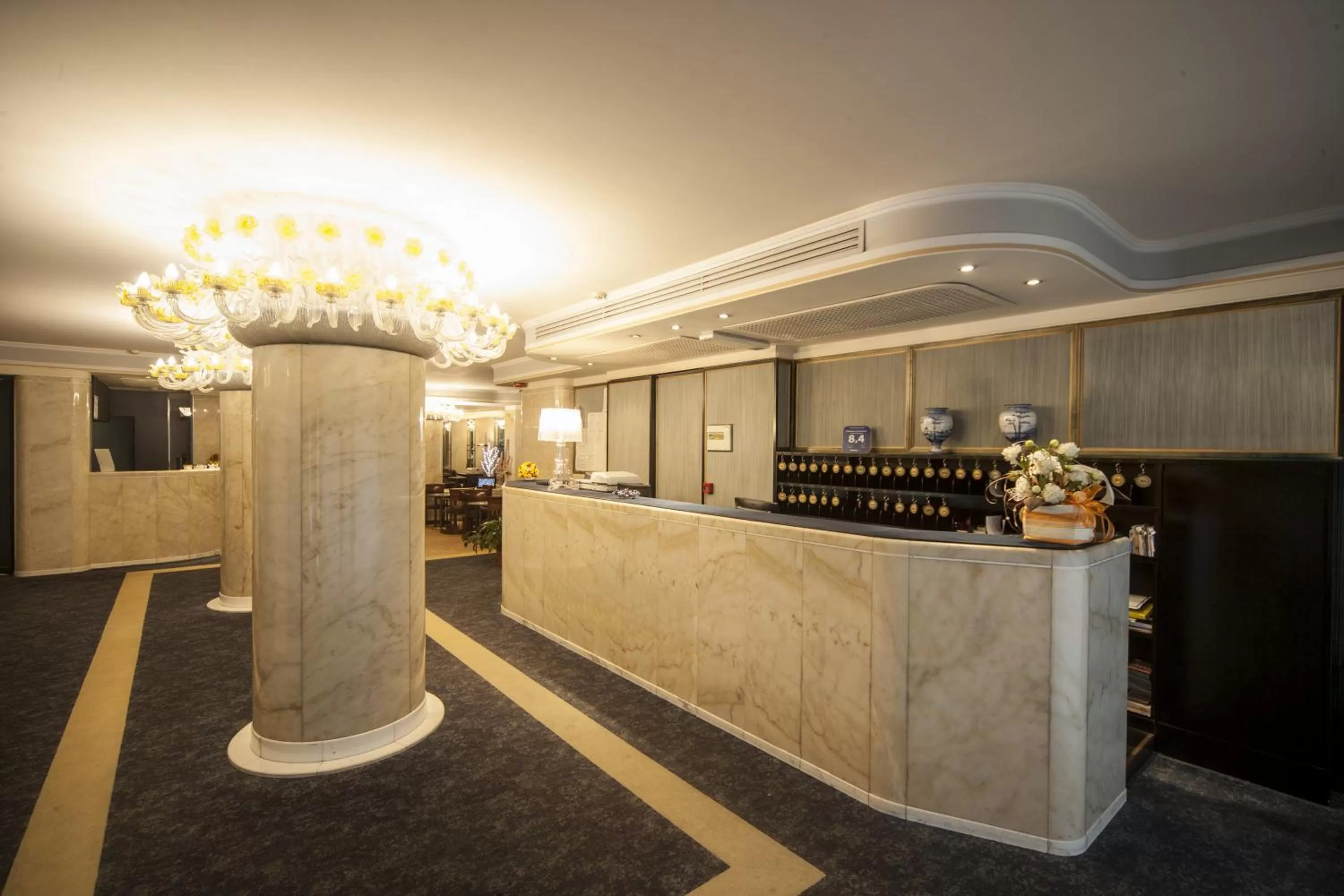 Lobby or reception in Hotel Bisanzio