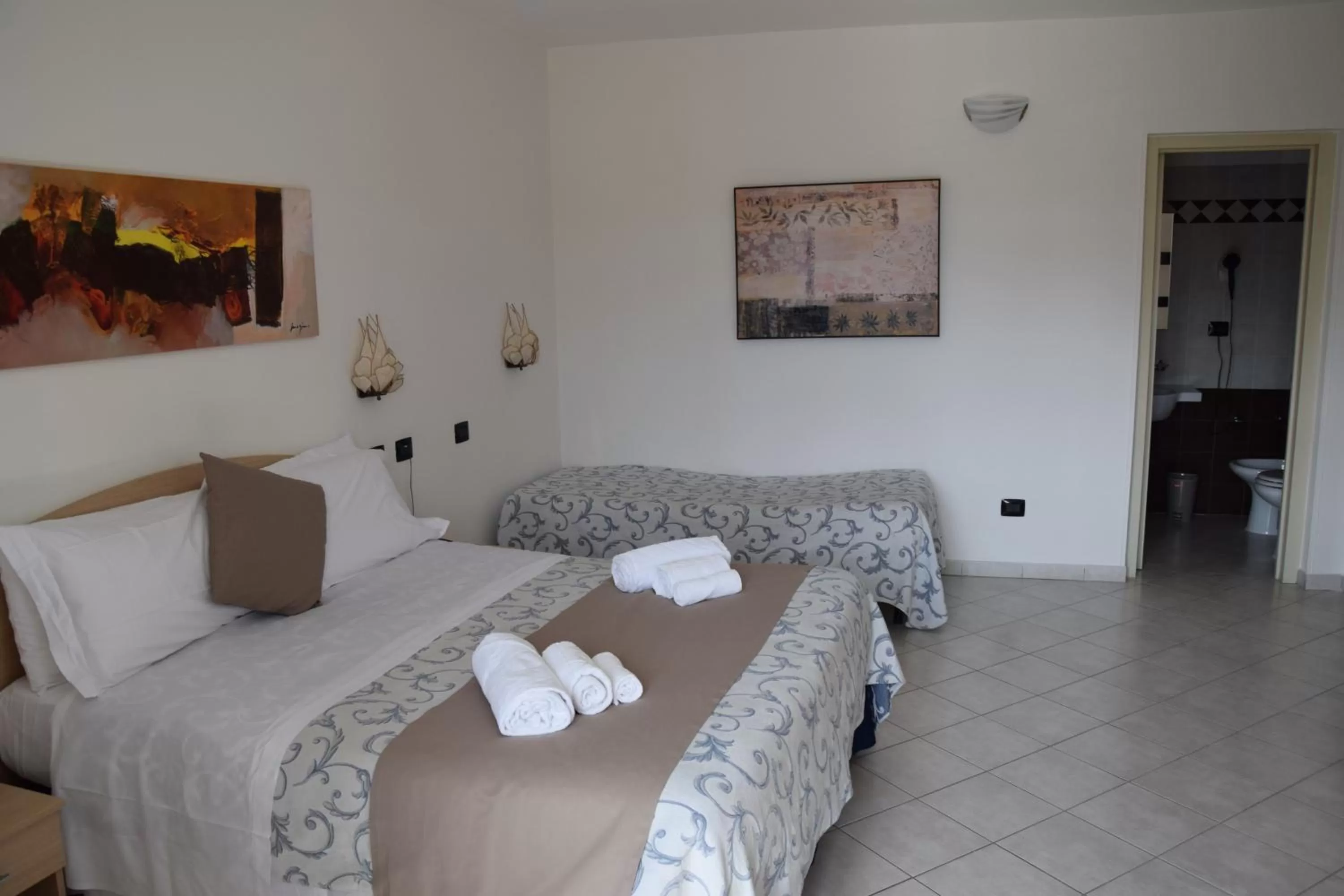 Bed in Hotel Profumo Di Mare