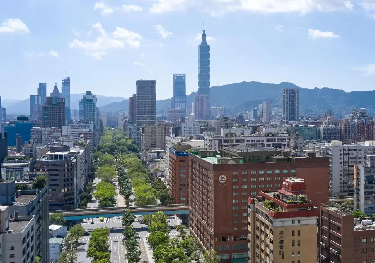 Property building in The Howard Plaza Hotel Taipei