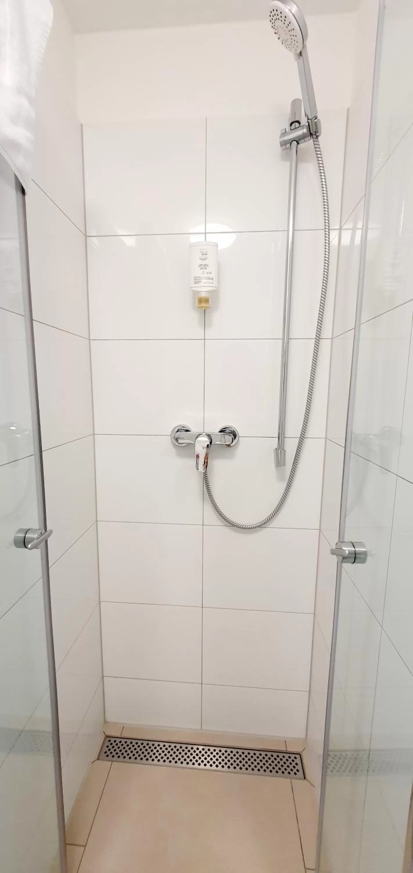Shower in Boutique-Hotel Kronenstuben