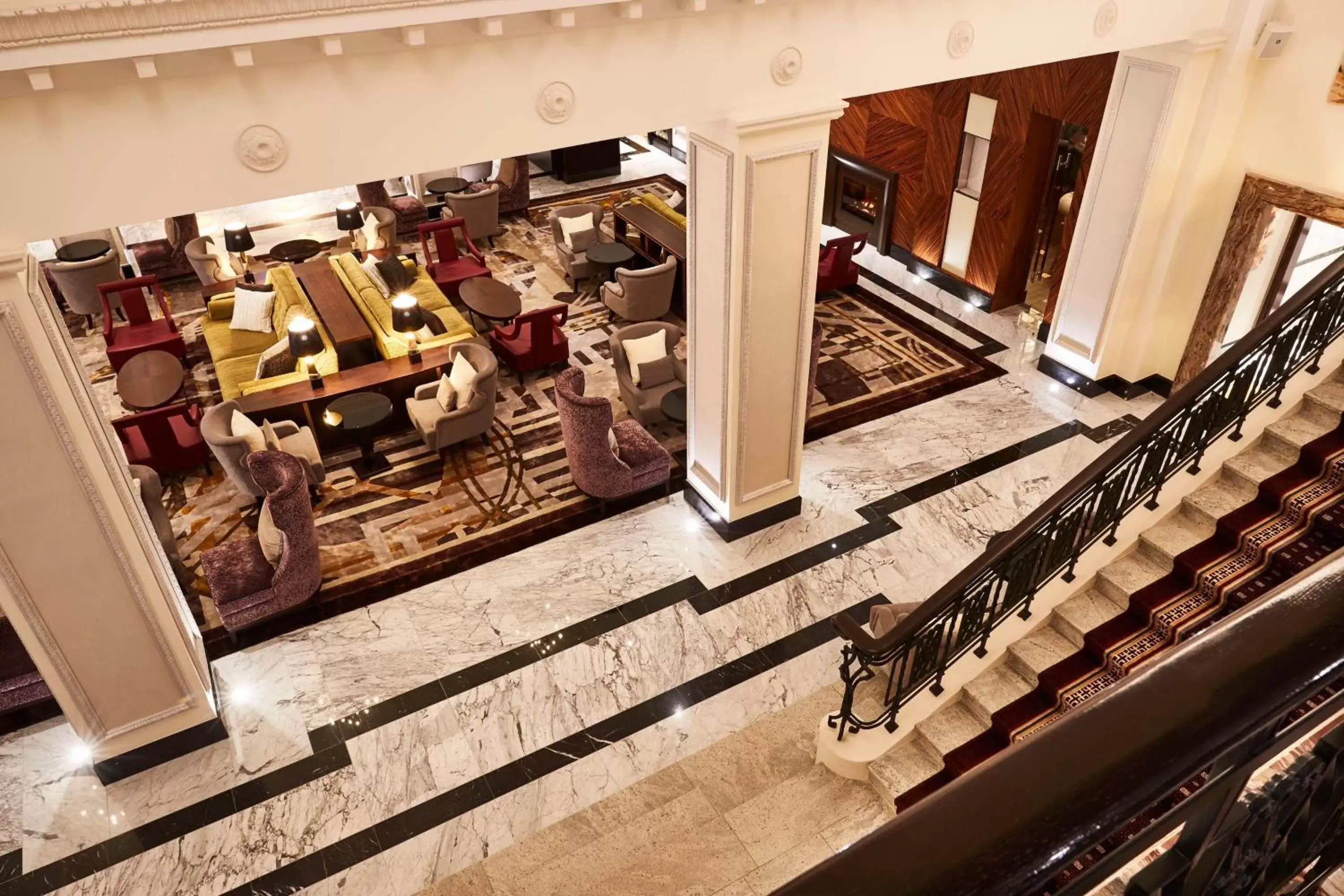 Lobby or reception in Grand Hotel Kempinski Riga