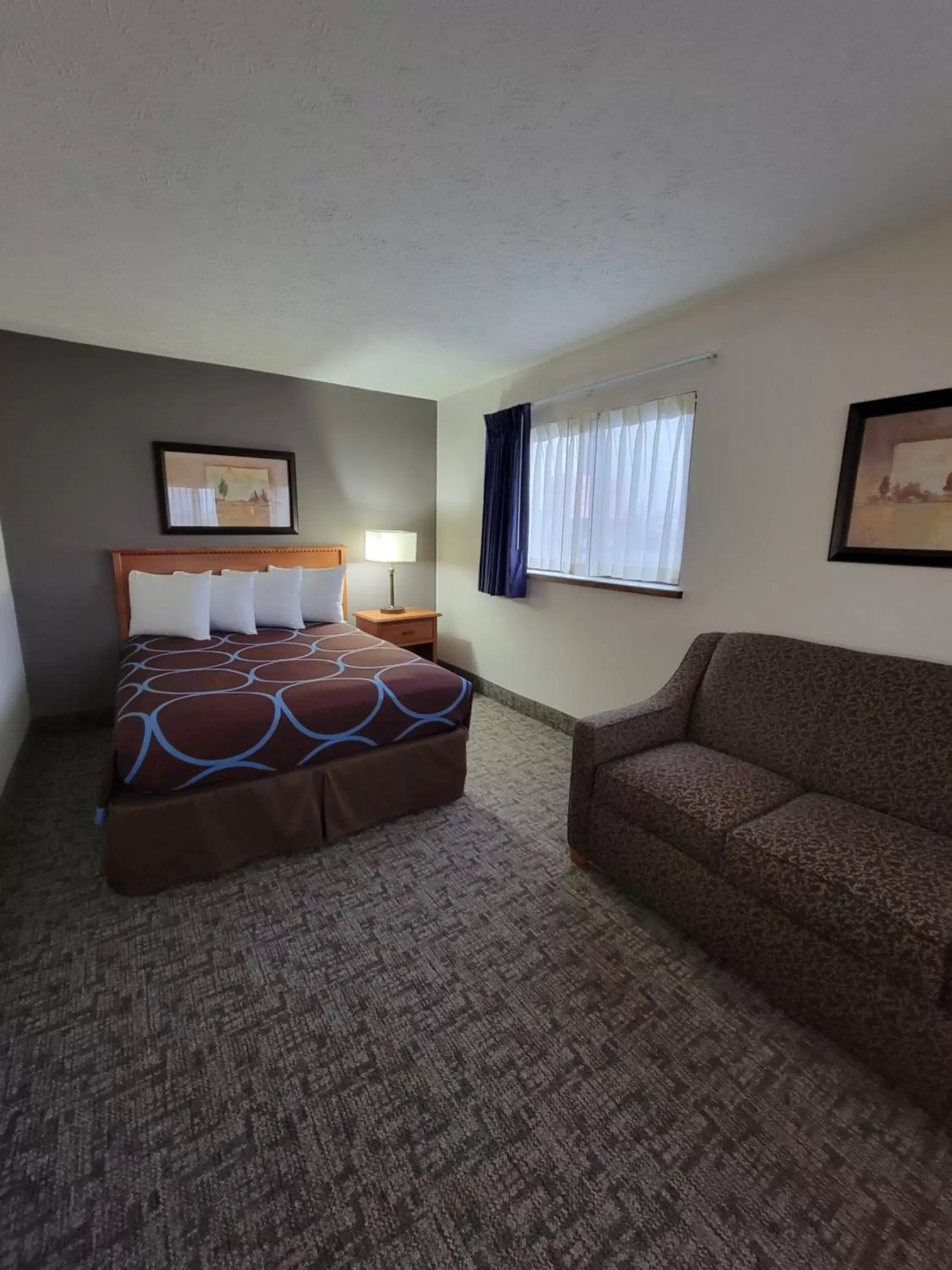 Living room, Bed in SureStay Plus Hotel by Best Western Grand Island