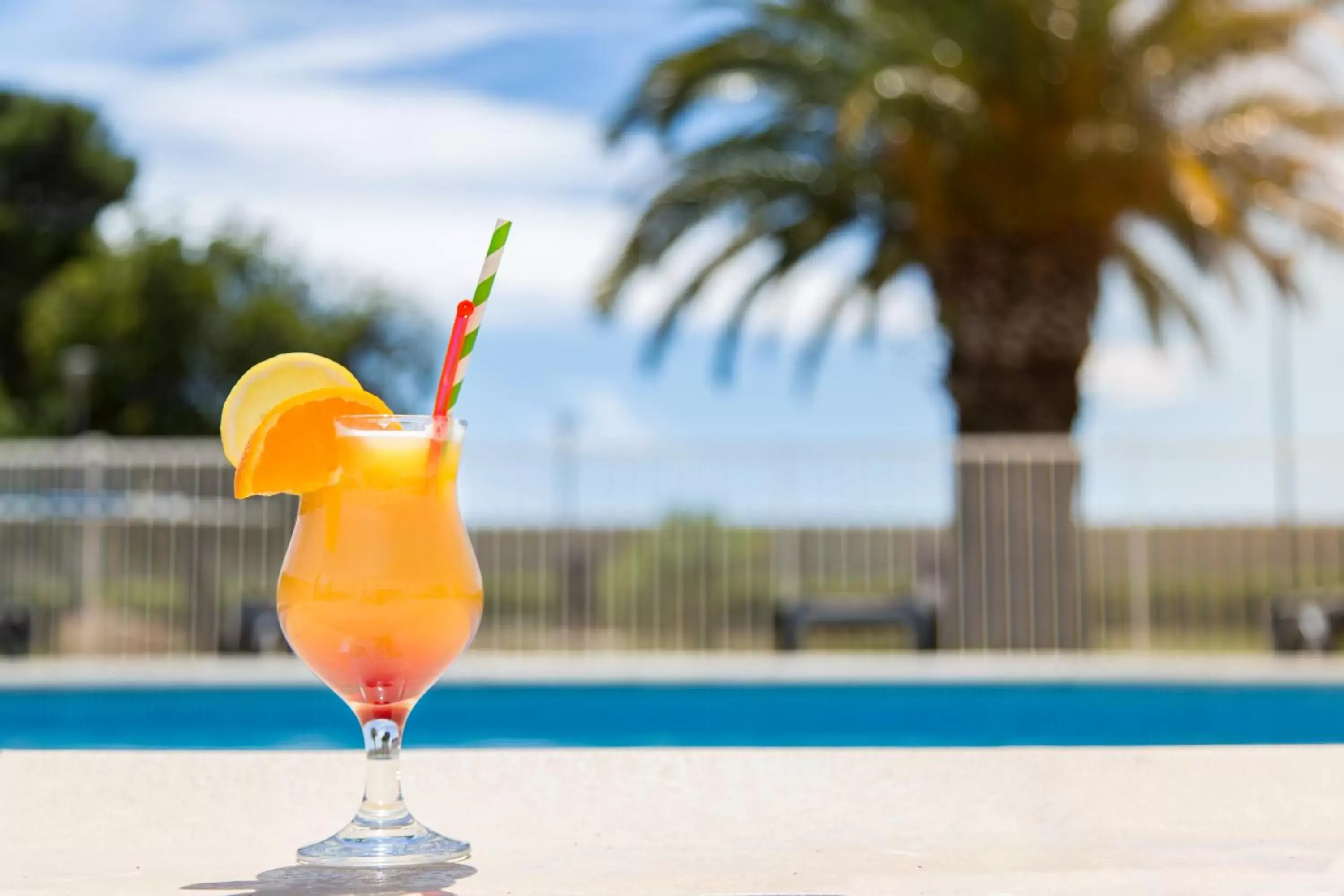 Lounge or bar, Swimming Pool in ibis Perpignan Nord Rivesaltes