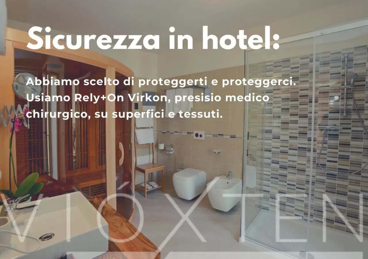 Certificate/Award, Bathroom in Hotel Garni Le Corti