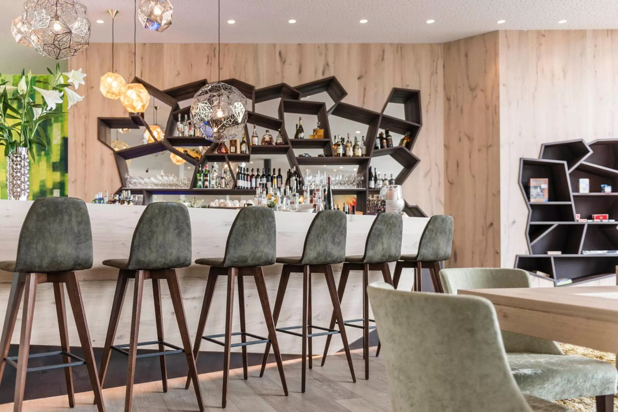 Lounge or bar in Hotel Rosengarten (Schenna Resort)