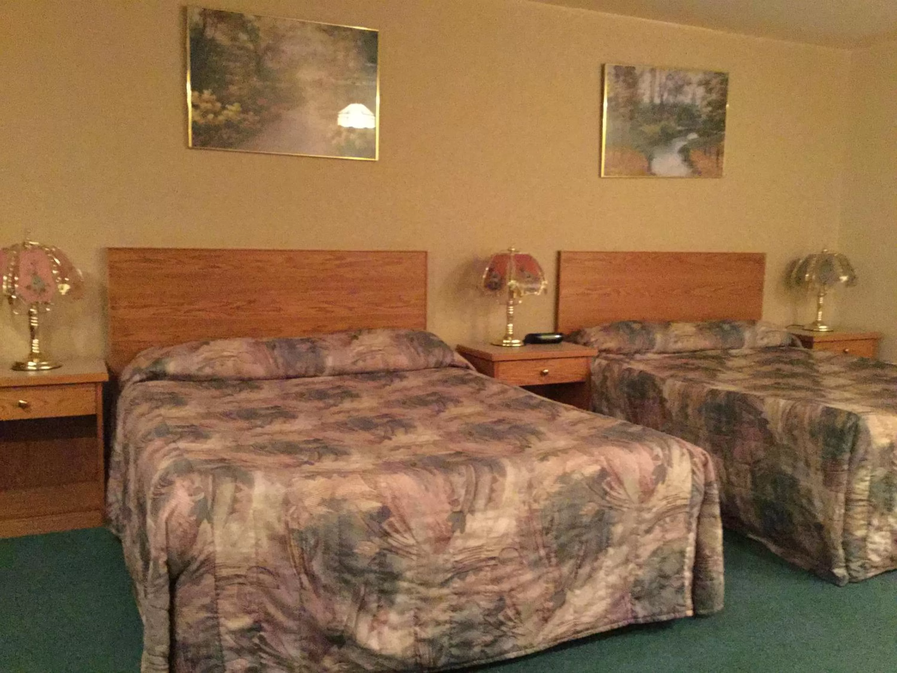 Bed in Western Budget Motel East Red Deer