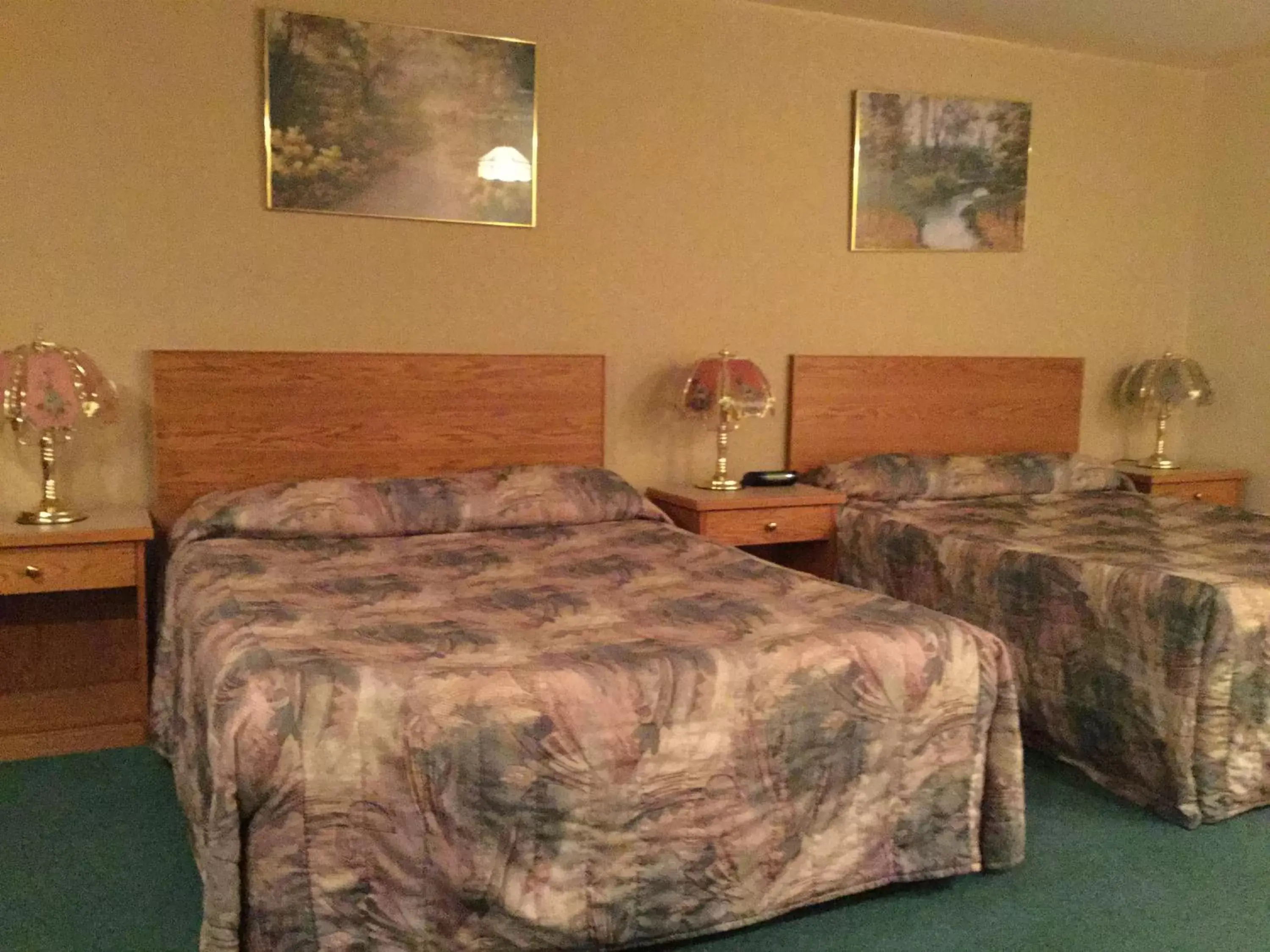 Bed in Western Budget Motel East Red Deer