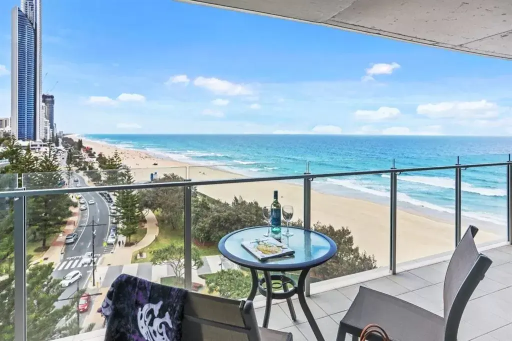 Balcony/Terrace in One The Esplanade Apartments on Surfers Paradise