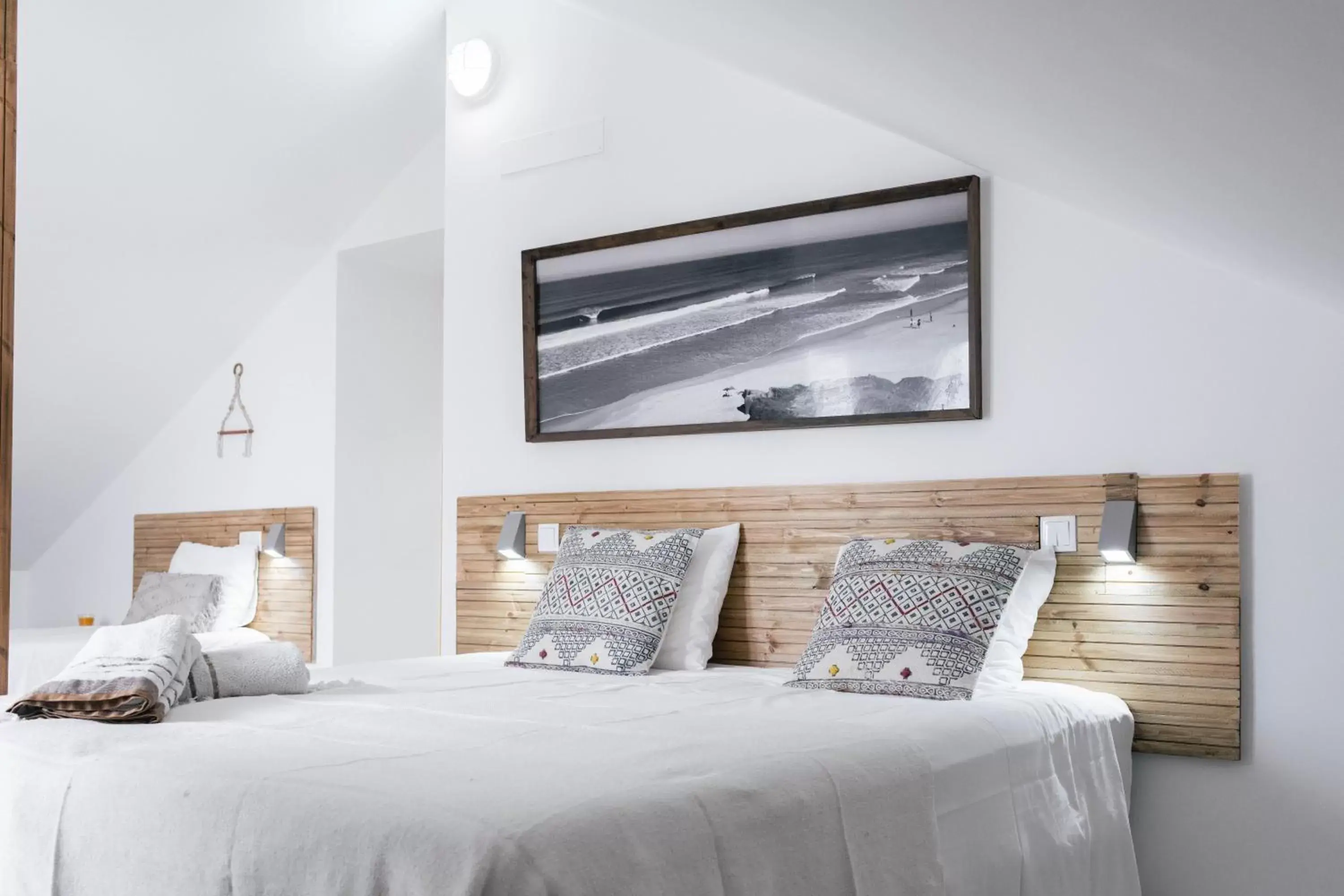 Bed in Ferrel Surf House