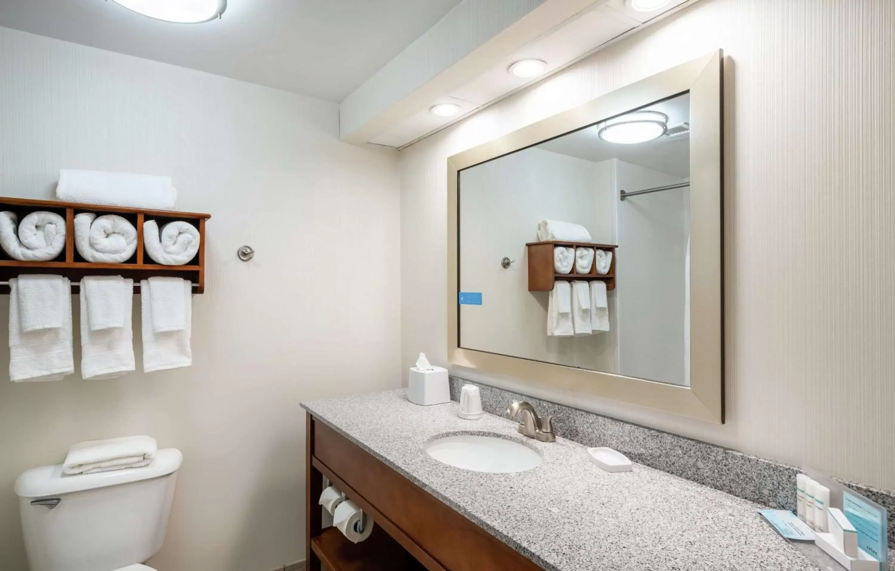 Bathroom in Hampton Inn & Suites Mooresville Bathroom in Hampton Inn & Suites Mooresville