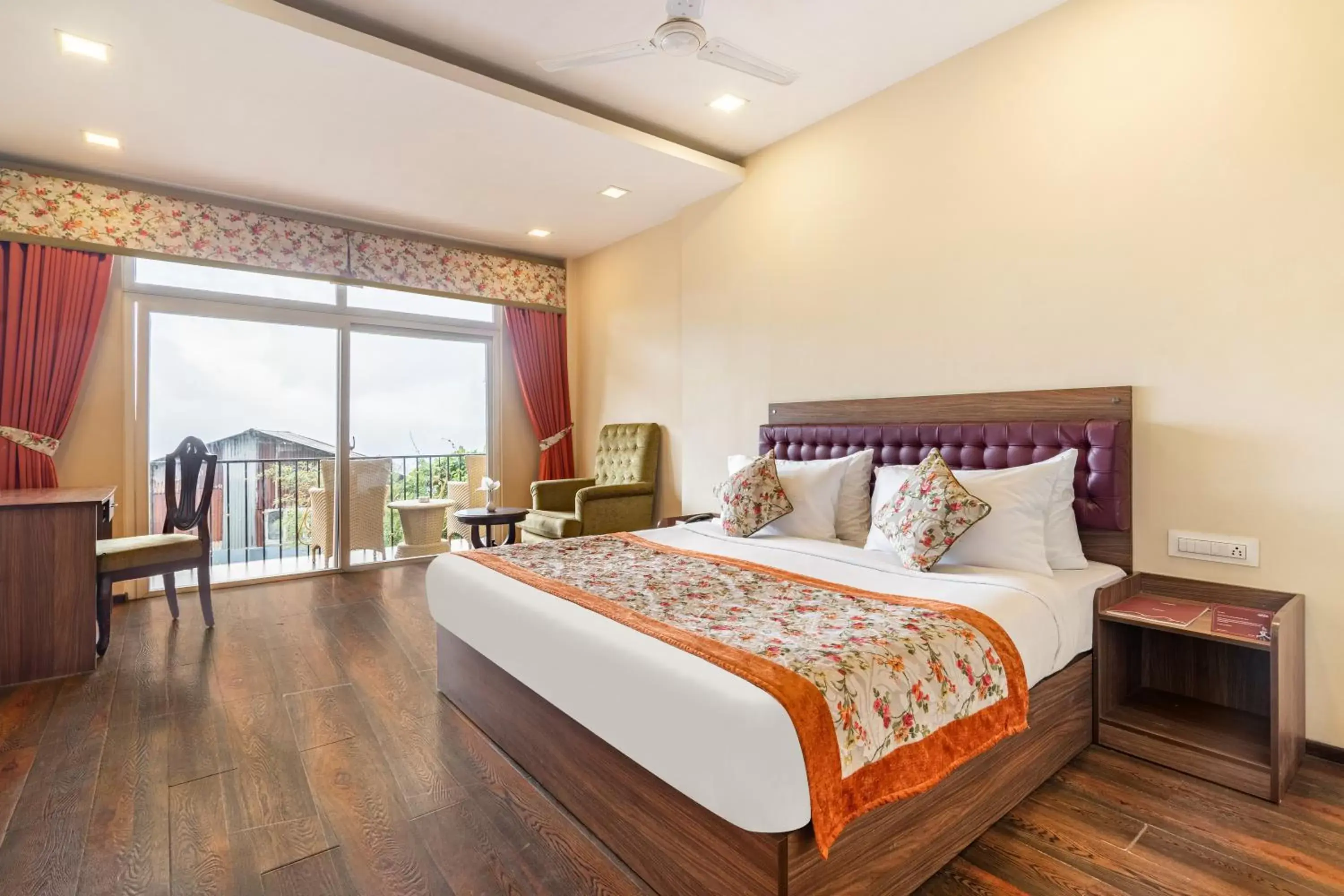 Deluxe Mountain View Room with Private Balcony in Summit Barsana Resort & Spa Deluxe Mountain View Room with Private Balcony in Summit Barsana Resort & Spa