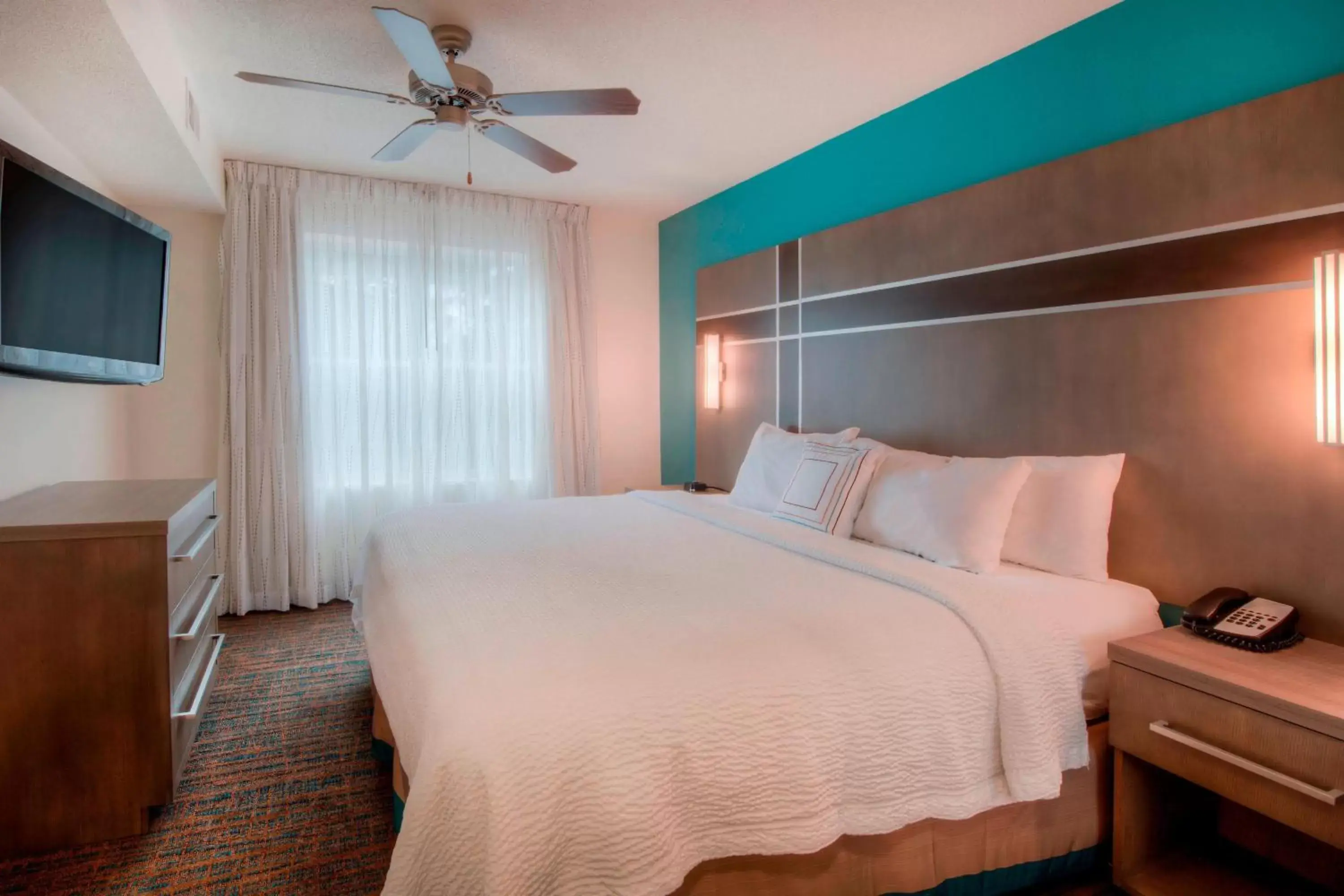 Bedroom, Bed in Residence Inn by Marriott Wilmington Landfall