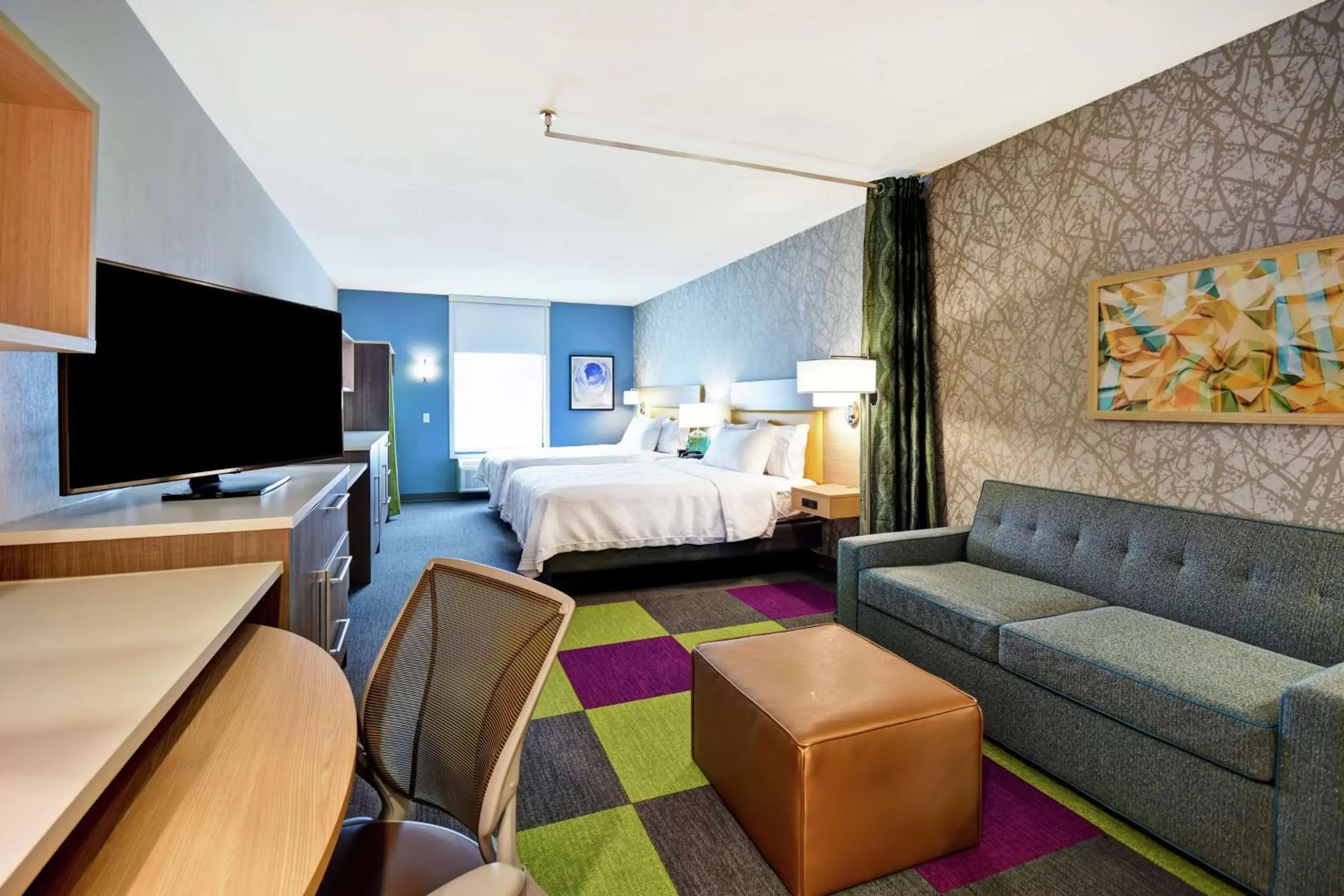 Bedroom, Bed in Home2 Suites By Hilton Eagan Minneapolis Bedroom, Bed in Home2 Suites By Hilton Eagan Minneapolis