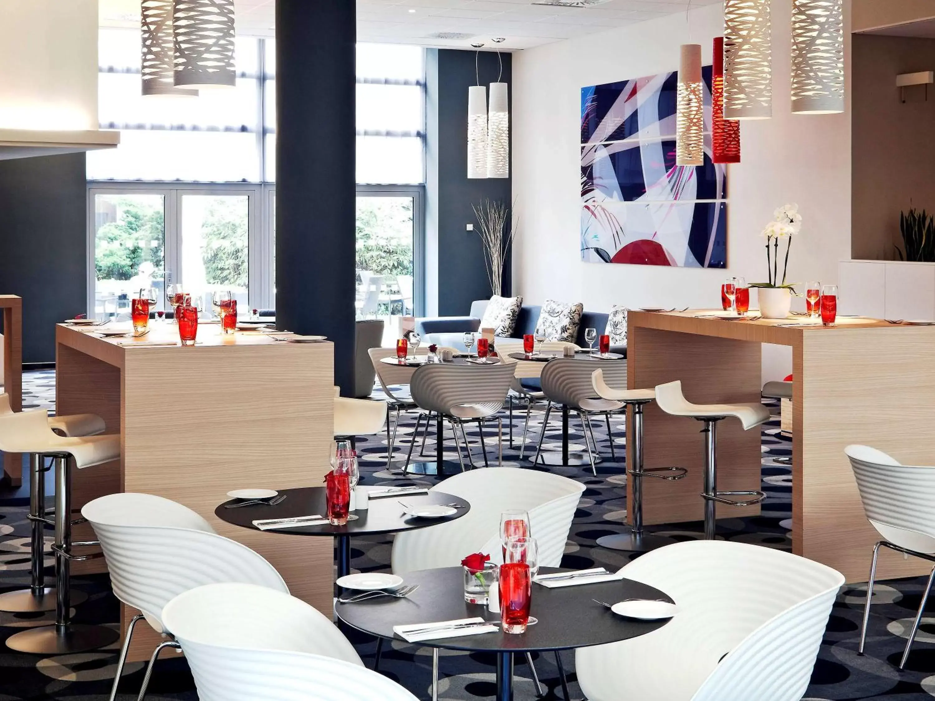 Lounge or bar, Restaurant/Places to Eat in Novotel Praha Wenceslas Square