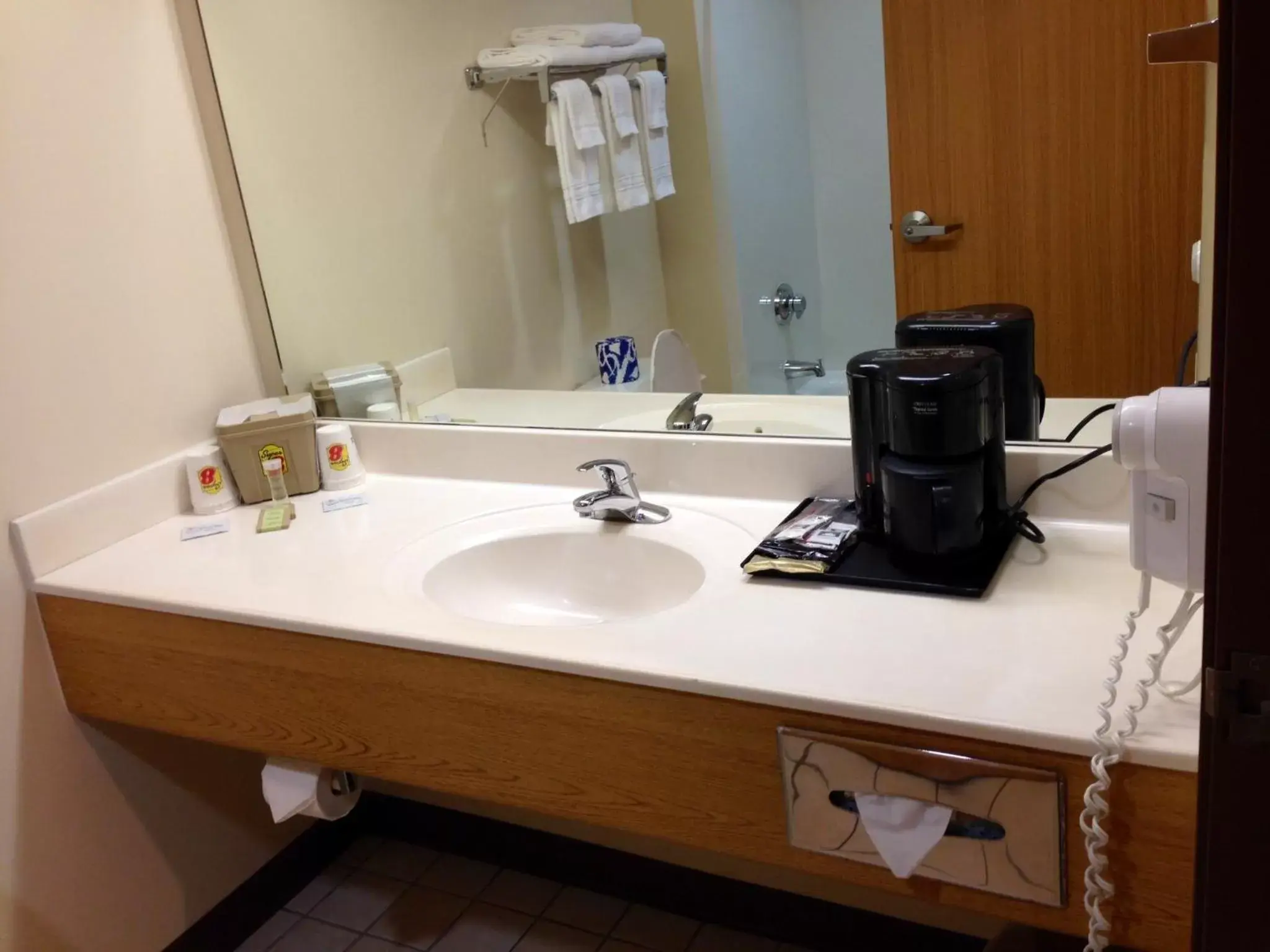 Bathroom in Super 8 by Wyndham Ava