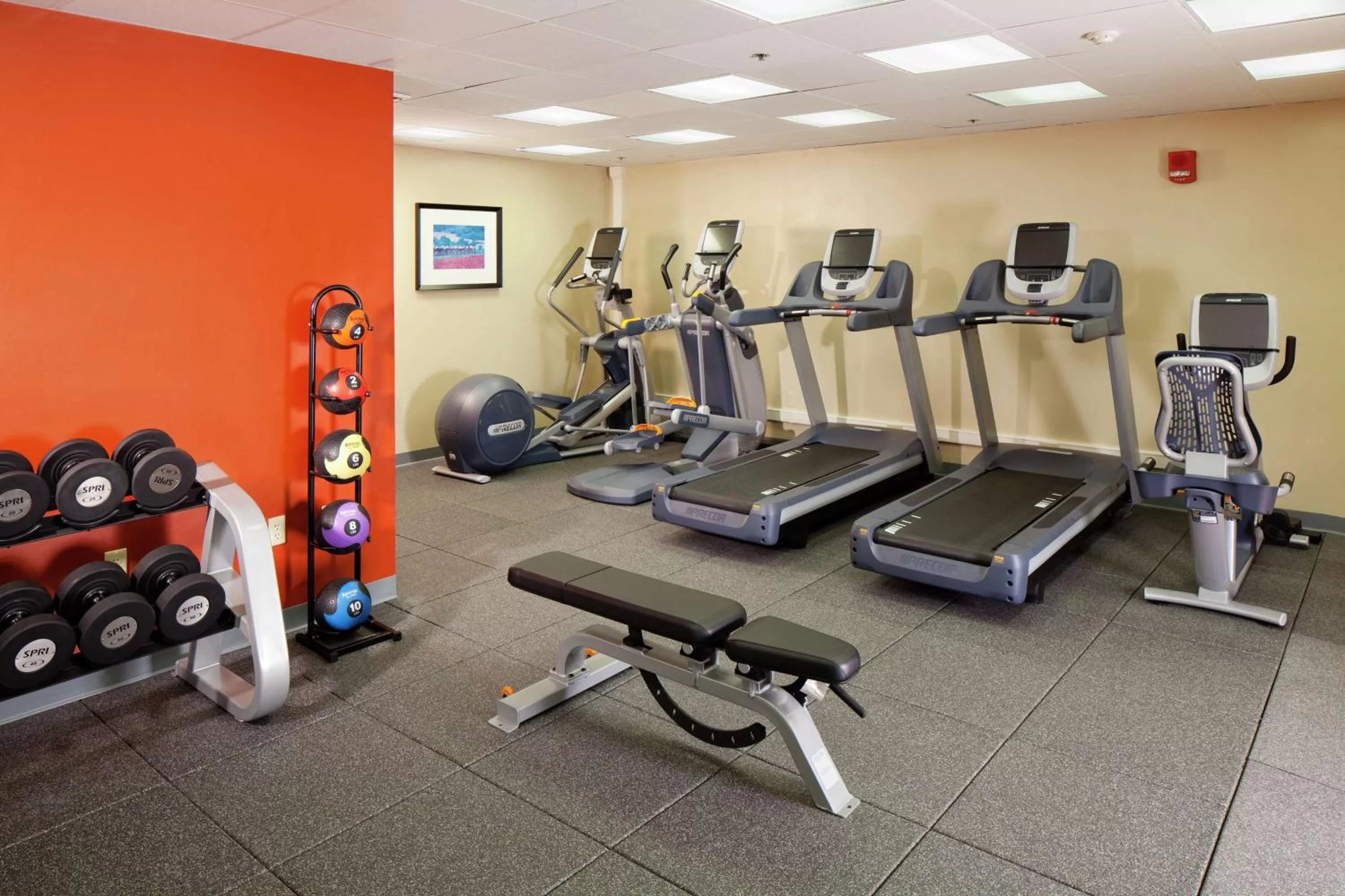 Fitness centre/facilities in DoubleTree by Hilton Boston-Milford