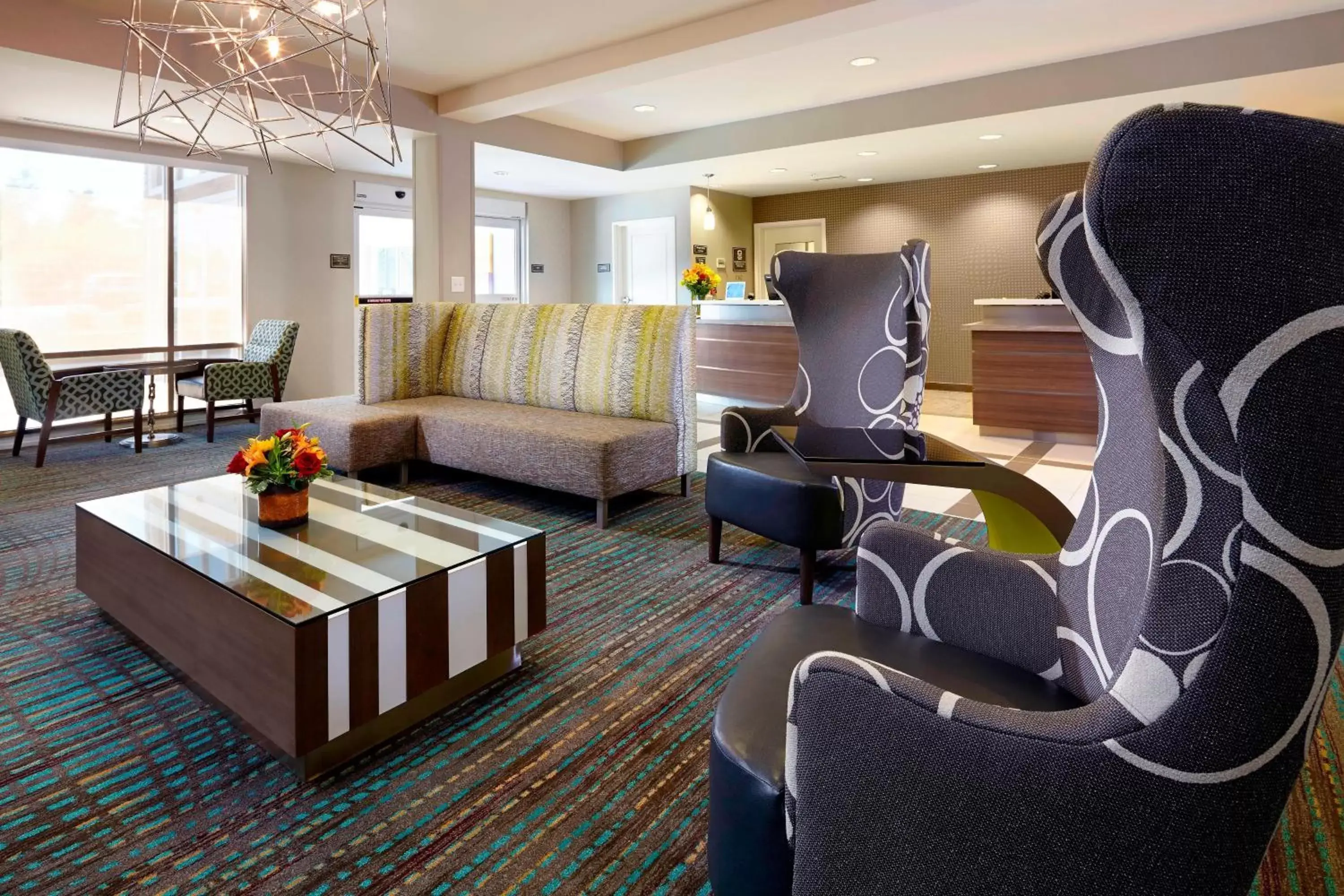 Lobby or reception, Seating Area in Residence Inn by Marriott Columbus Dublin
