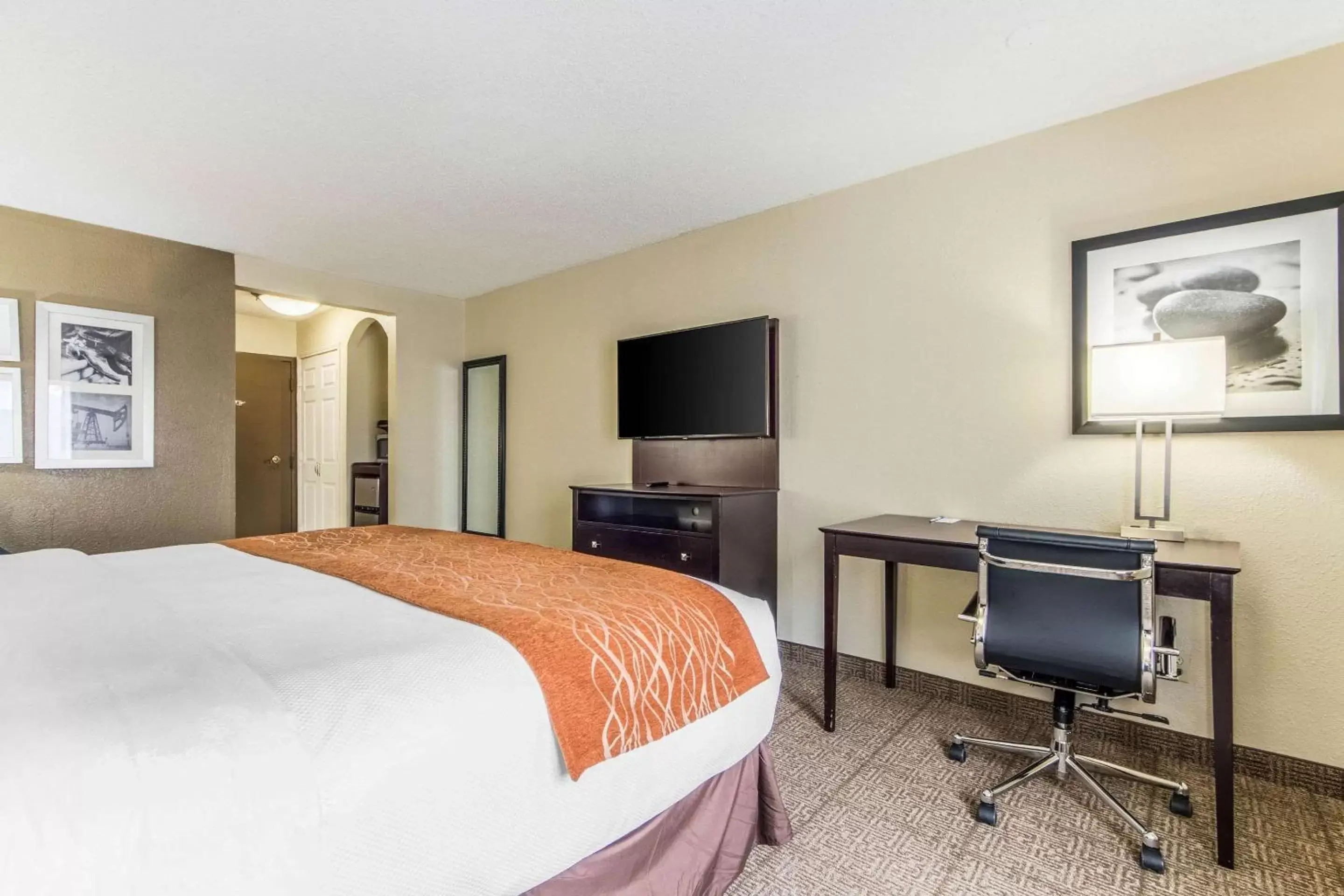 Photo of the whole room, TV/Entertainment Center in Comfort Inn Dallas Park Central