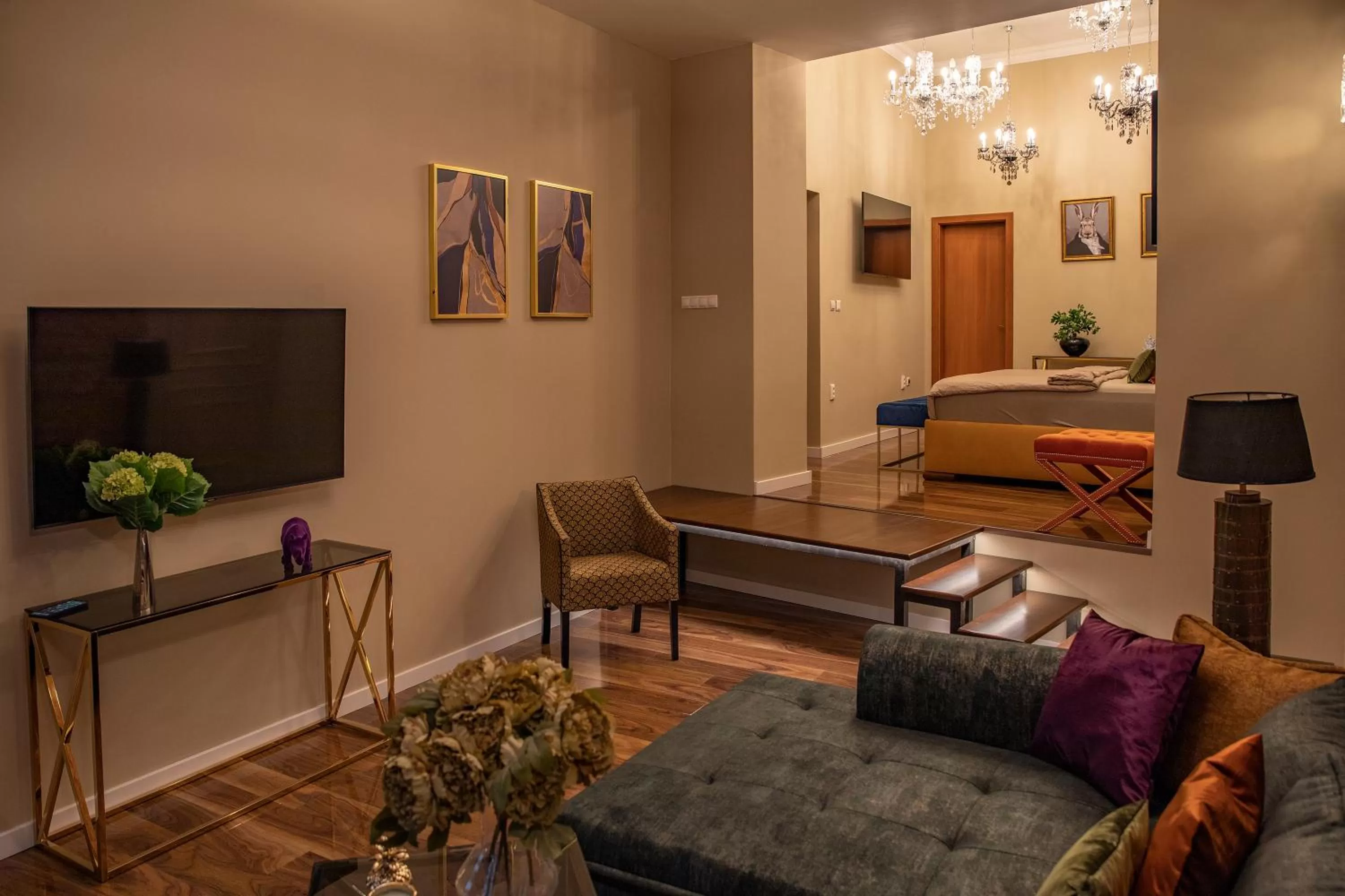 Bed in Hotel Capital with private wellness