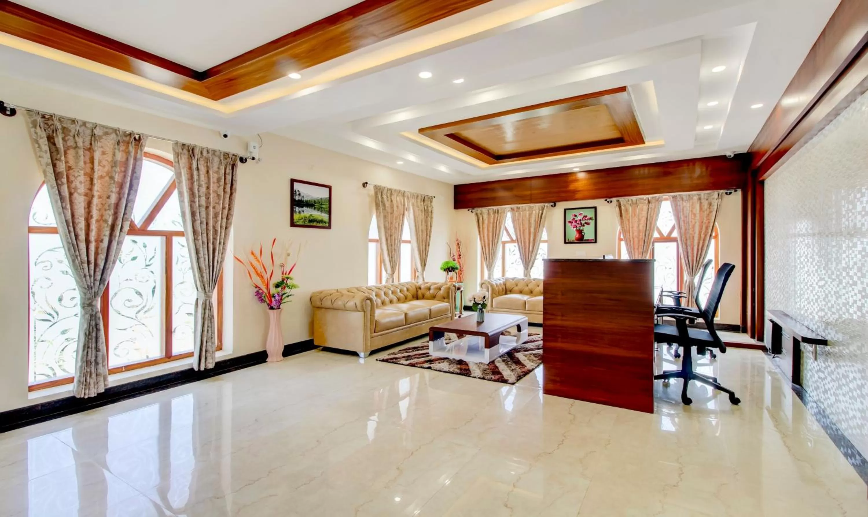 Seating area in Treebo The Meridian