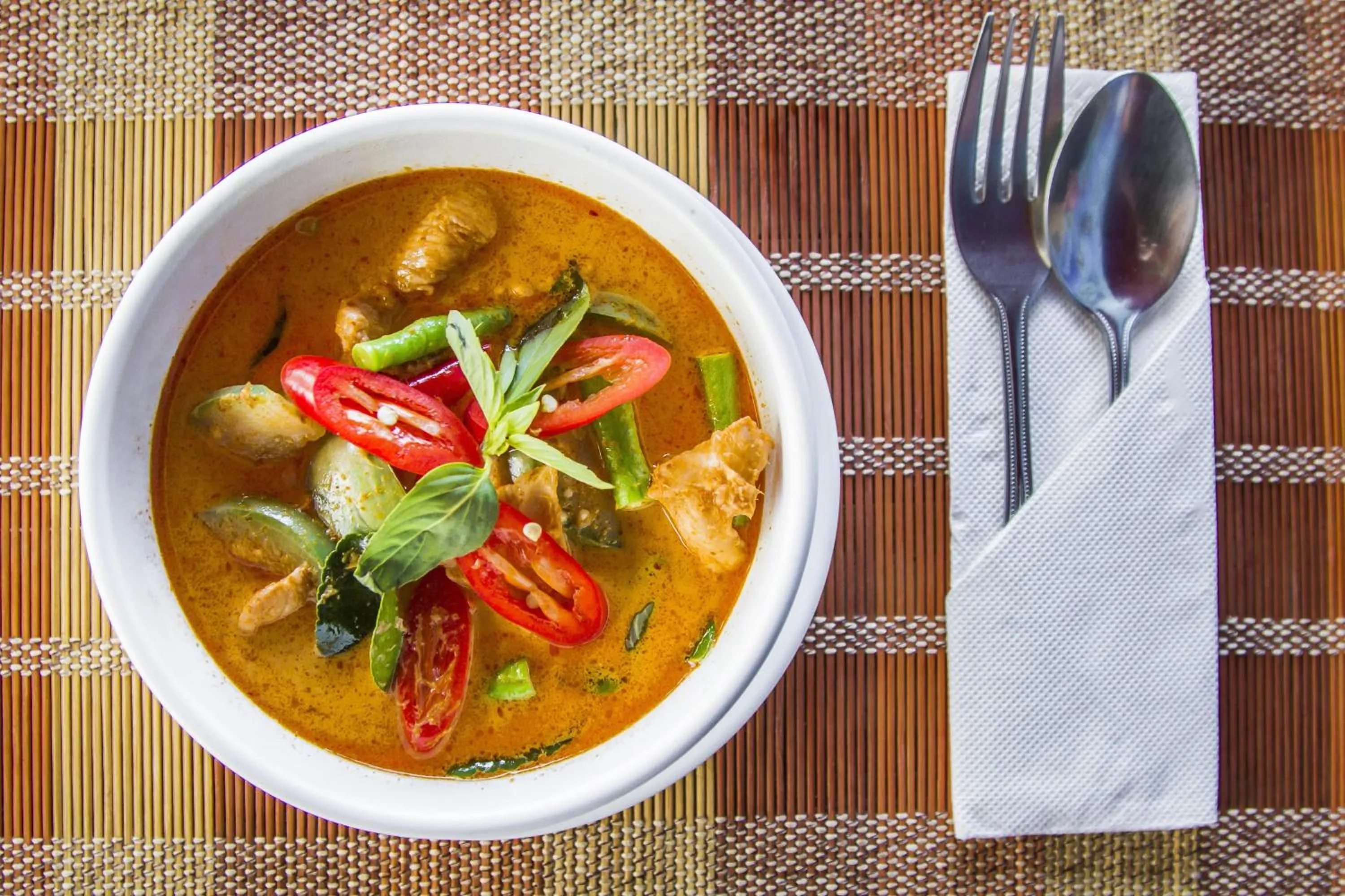 Food close-up in Crystal Bay Beach Resort