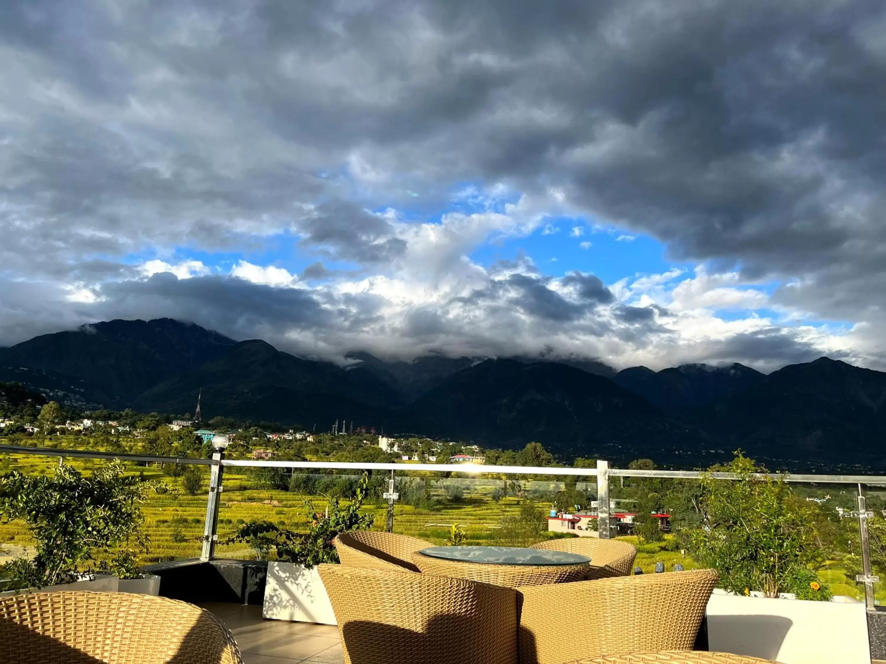 Mountain view in Click Collection The Abode, Dharamshala Mountain view in Click Collection The Abode, Dharamshala